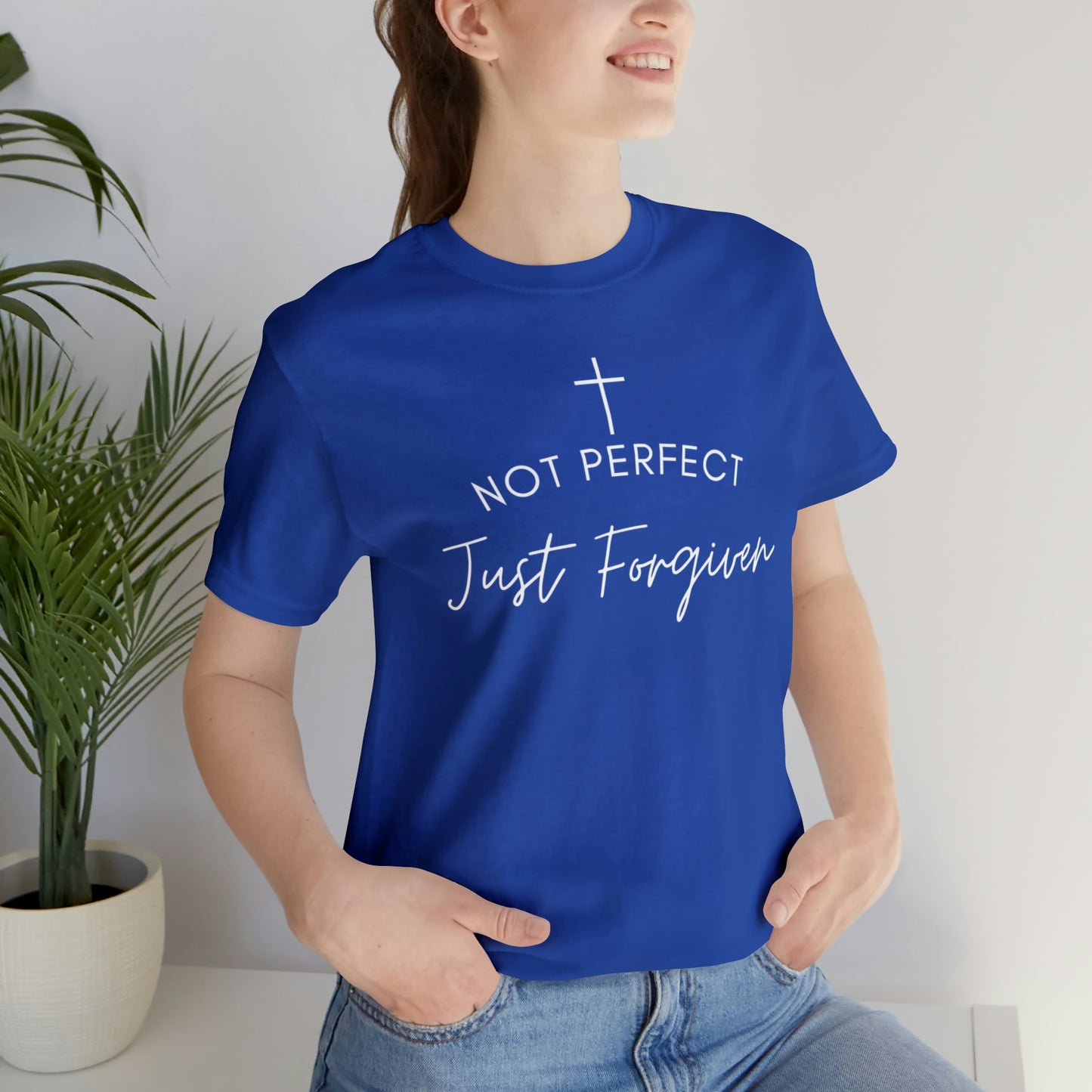 Not Perfect Just Forgiven, Christian Shirt, Jesus Shirt, Religious, Church Tee, Faith Shirt, Unisex Shirt, Inspirational Shirt, Aesthetic Christian, Shirt Christian Streetwear