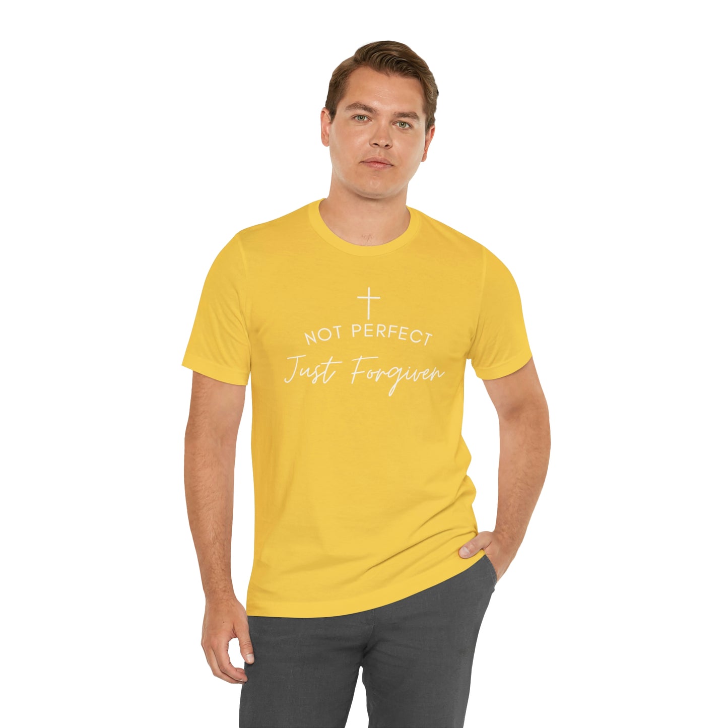 Not Perfect Just Forgiven, Christian Shirt, Jesus Shirt, Religious, Church Tee, Faith Shirt, Unisex Shirt, Inspirational Shirt, Aesthetic Christian, Shirt Christian Streetwear