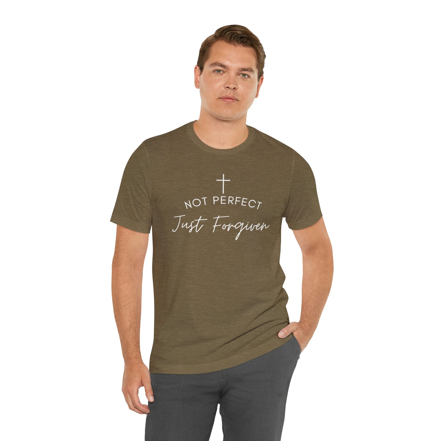 Not Perfect Just Forgiven, Christian Shirt, Jesus Shirt, Religious, Church Tee, Faith Shirt, Unisex Shirt, Inspirational Shirt, Aesthetic Christian, Shirt Christian Streetwear