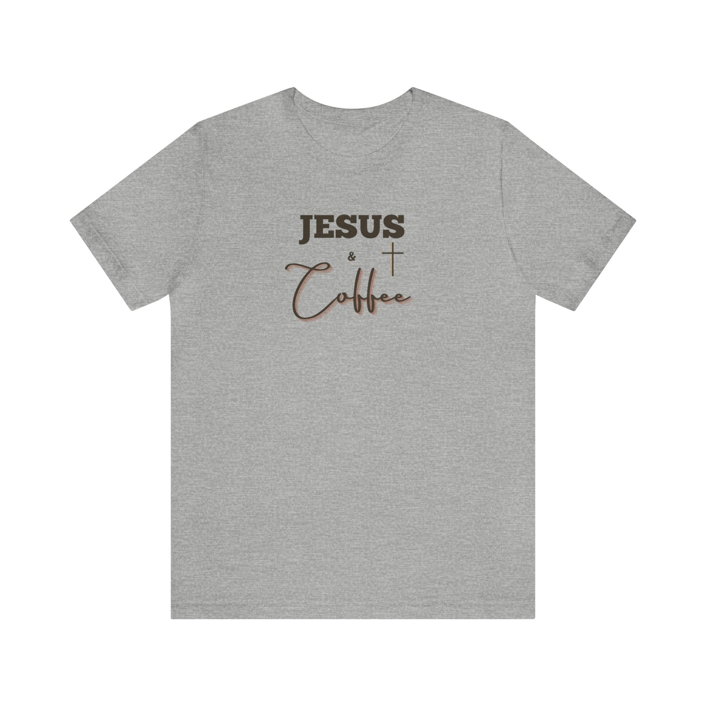 Jesus and Coffee, Christian Shirt, Jesus Shirt, Religious, Church Tee, Faith Shirt, Unisex Shirt, Inspirational Shirt, Aesthetic Christian, Shirt Christian Streetwear