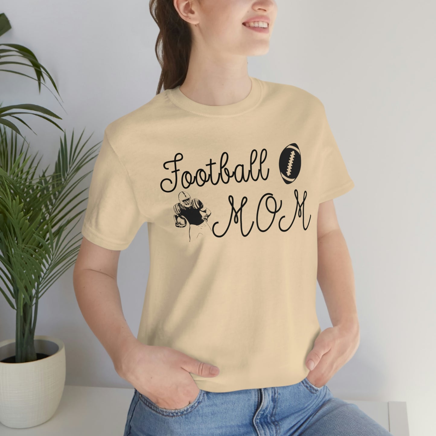 Football Mom Jersey Short Sleeve Tee