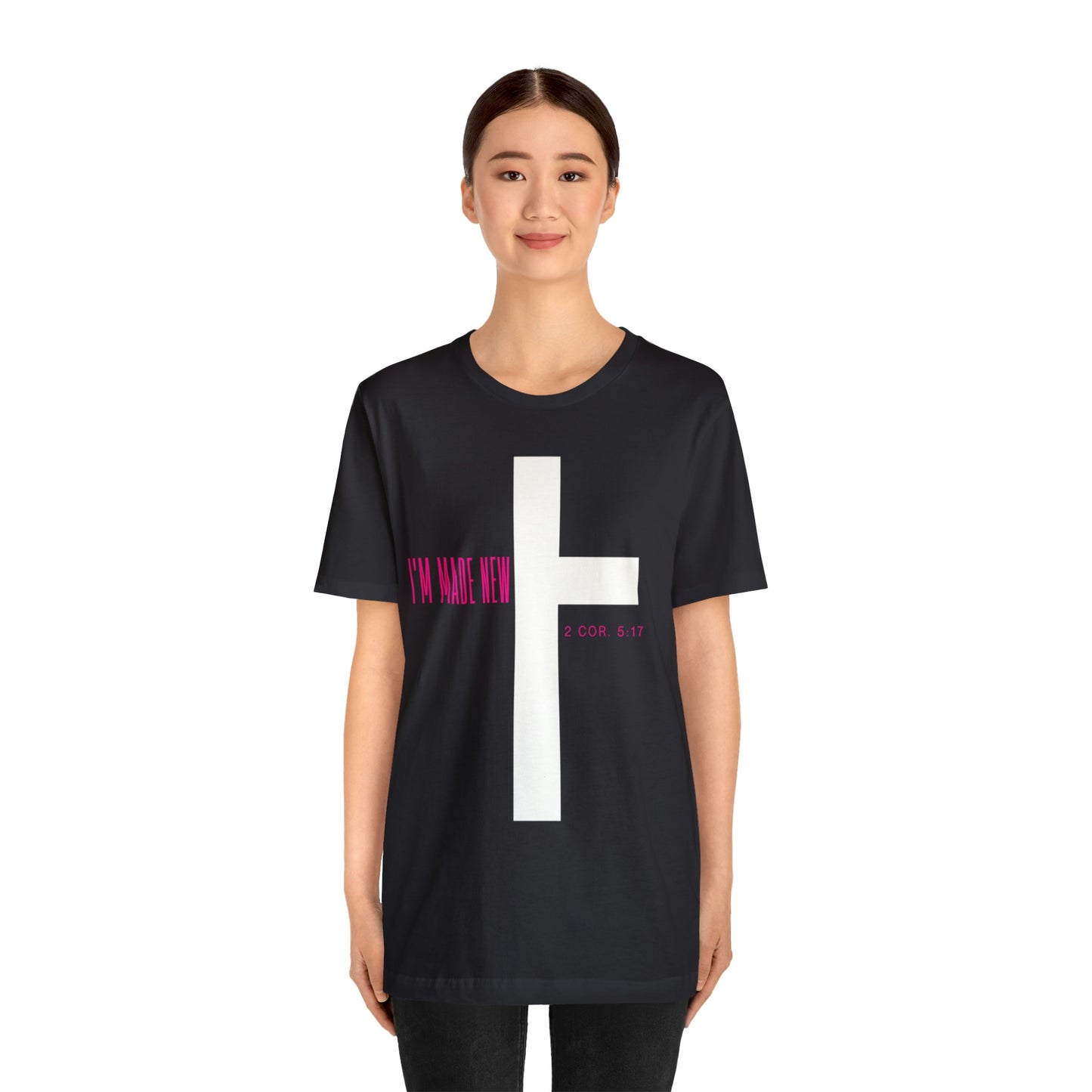 I'm Made New | CrossChristian Shirt, Jesus Shirt, Religious, Church Tee, Faith Shirt, Unisex Shirt, Inspirational Shirt, Aesthetic Christian, Shirt Christian Streetwear