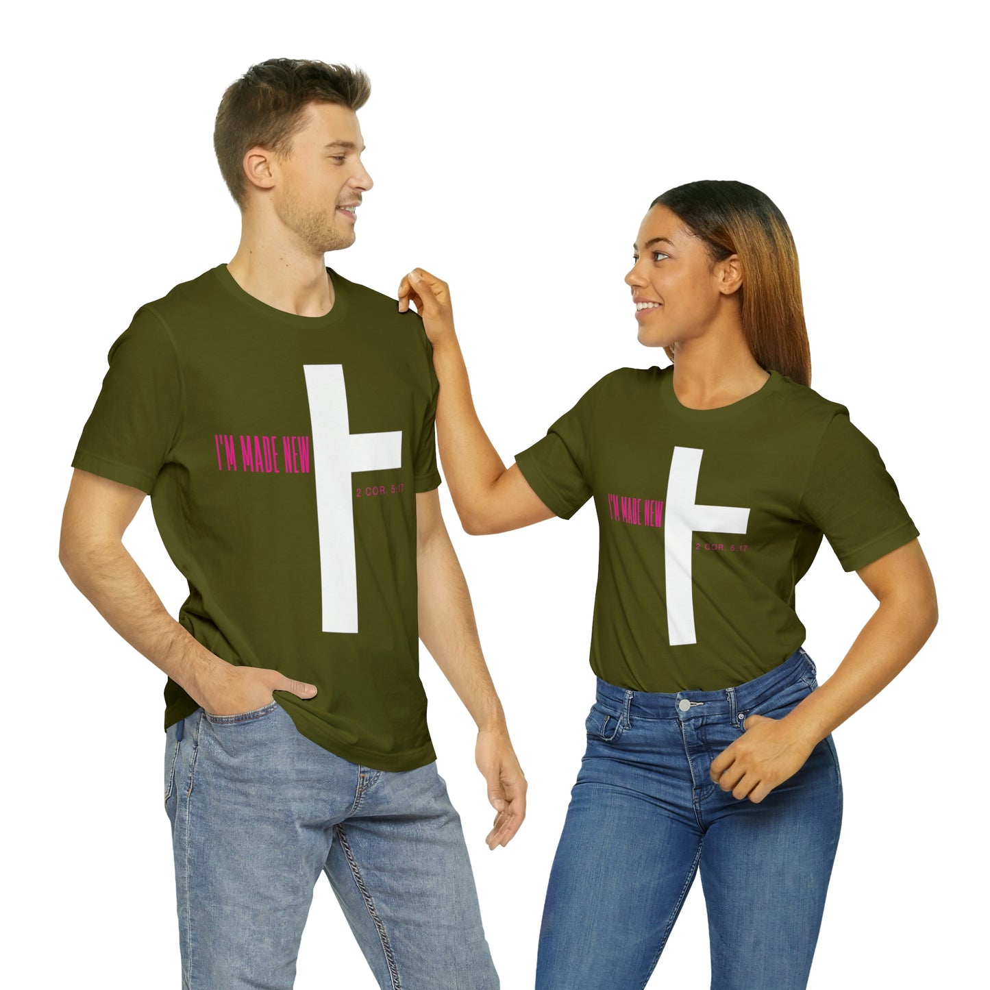 I'm Made New | CrossChristian Shirt, Jesus Shirt, Religious, Church Tee, Faith Shirt, Unisex Shirt, Inspirational Shirt, Aesthetic Christian, Shirt Christian Streetwear