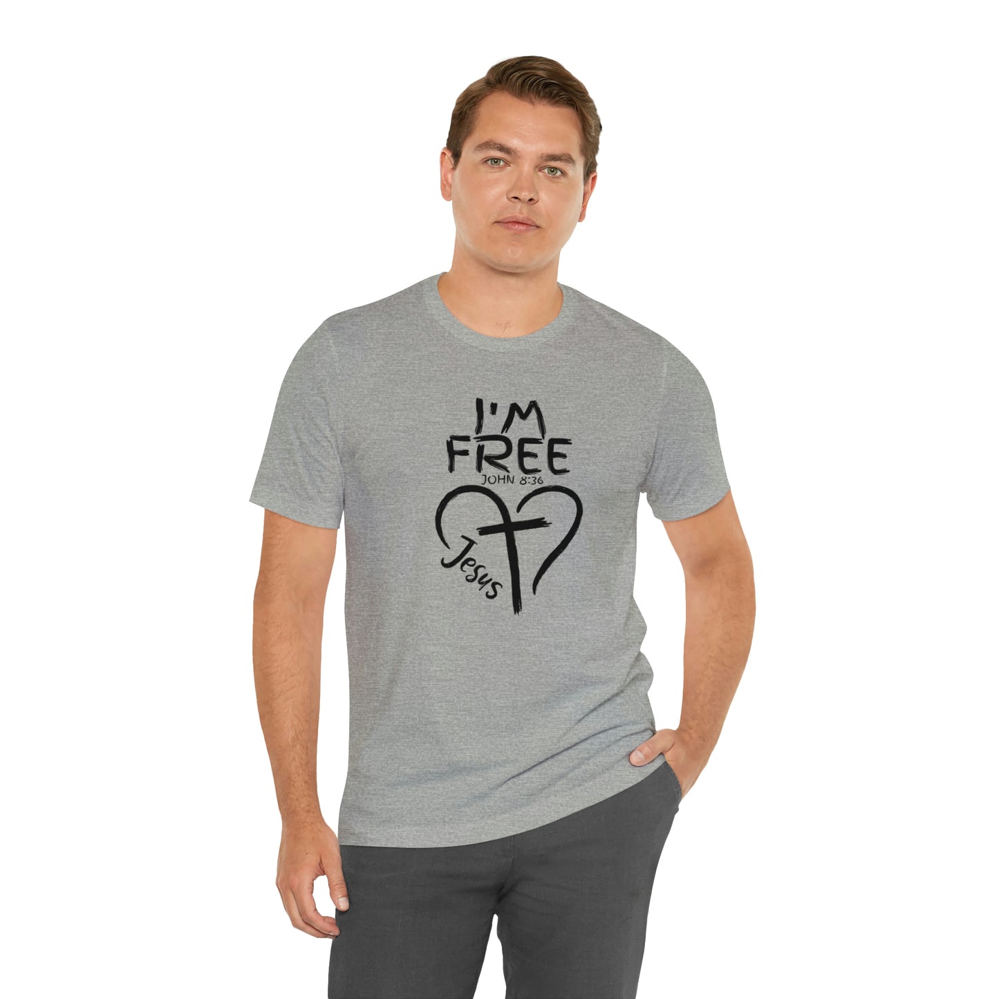 I'm Free, Christian Shirt, Jesus Shirt, Religious, Church Tee, Faith Shirt, Unisex Shirt, Inspirational Shirt, Aesthetic Christian, Shirt Christian Streetwear