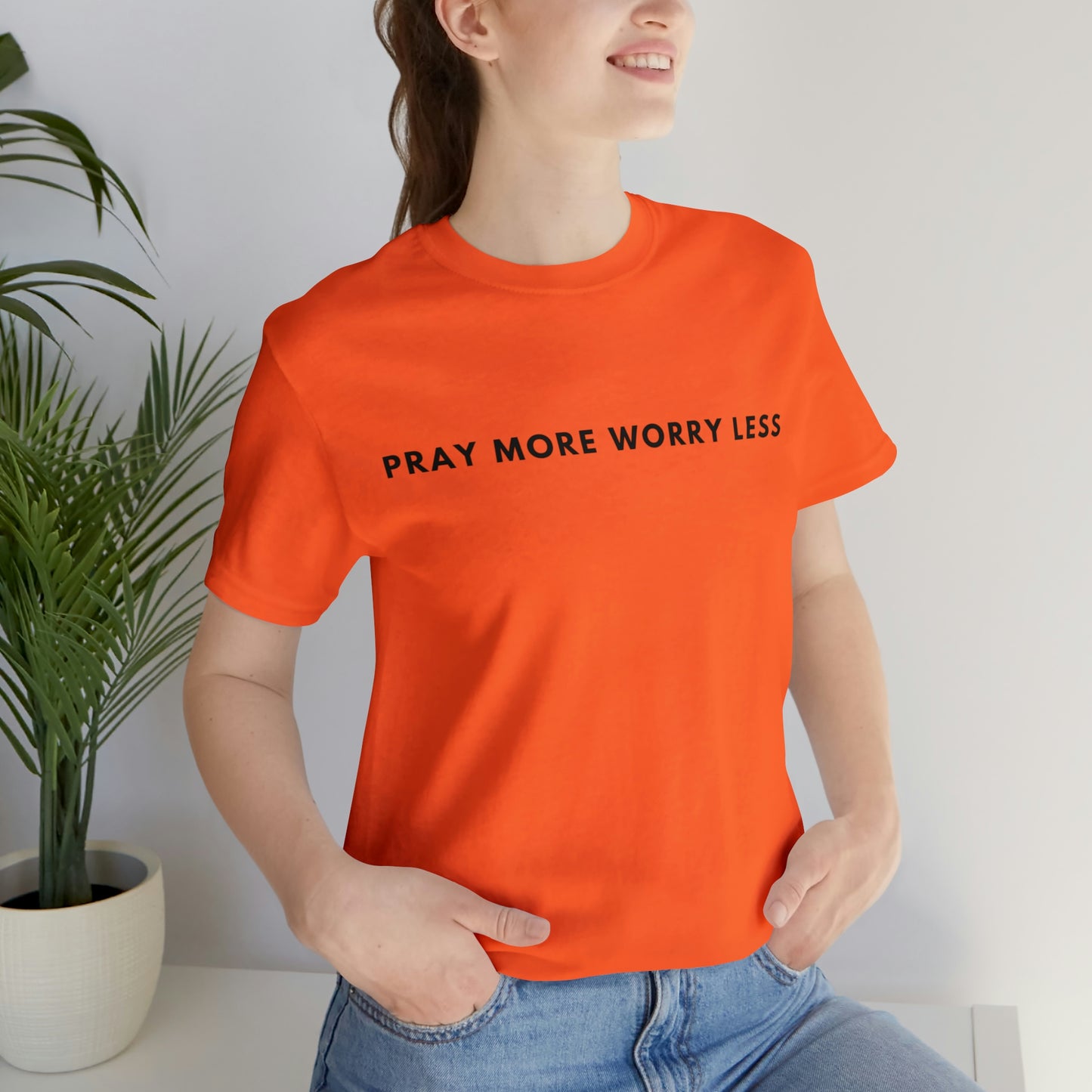 Pray More Worry Less, Christian Shirt, Jesus Shirt, Religious, Church Tee, Faith Shirt, Unisex Shirt, Inspirational Shirt, Aesthetic Christian, Shirt Christian Streetwear