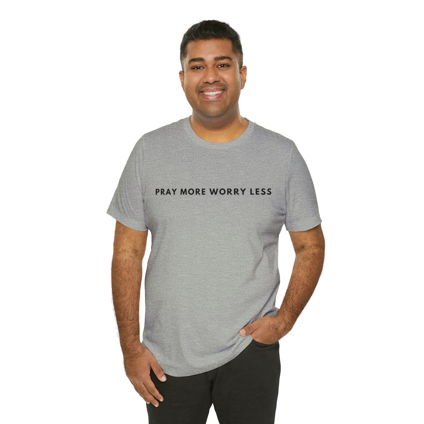 Pray More Worry Less, Christian Shirt, Jesus Shirt, Religious, Church Tee, Faith Shirt, Unisex Shirt, Inspirational Shirt, Aesthetic Christian, Shirt Christian Streetwear