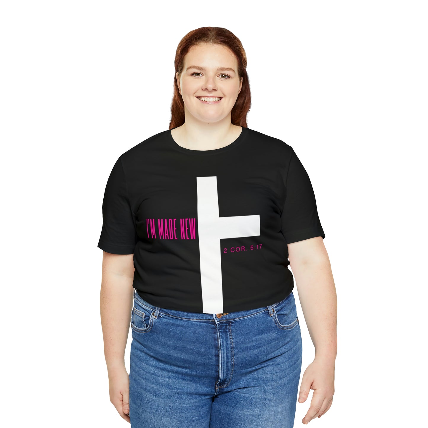 I'm Made New | CrossChristian Shirt, Jesus Shirt, Religious, Church Tee, Faith Shirt, Unisex Shirt, Inspirational Shirt, Aesthetic Christian, Shirt Christian Streetwear