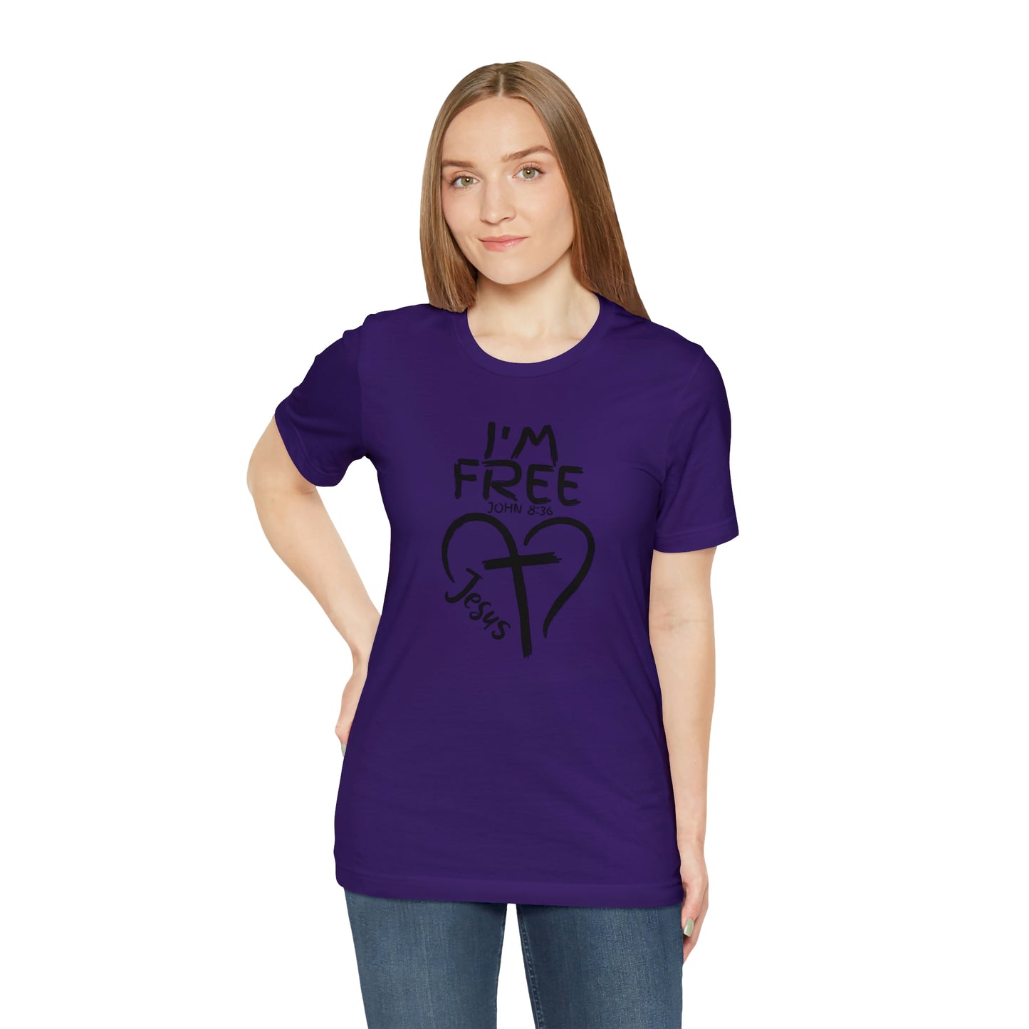 I'm Free, Christian Shirt, Jesus Shirt, Religious, Church Tee, Faith Shirt, Unisex Shirt, Inspirational Shirt, Aesthetic Christian, Shirt Christian Streetwear