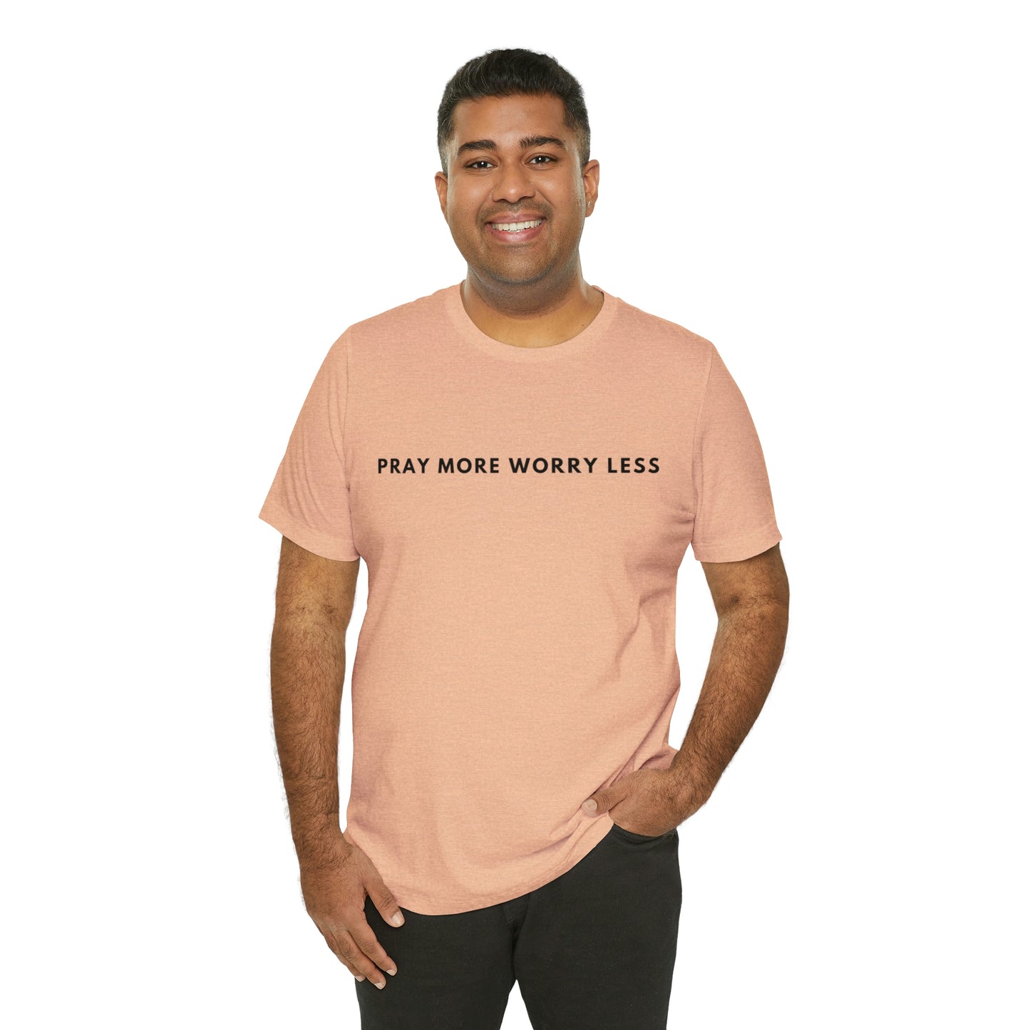 Pray More Worry Less, Christian Shirt, Jesus Shirt, Religious, Church Tee, Faith Shirt, Unisex Shirt, Inspirational Shirt, Aesthetic Christian, Shirt Christian Streetwear