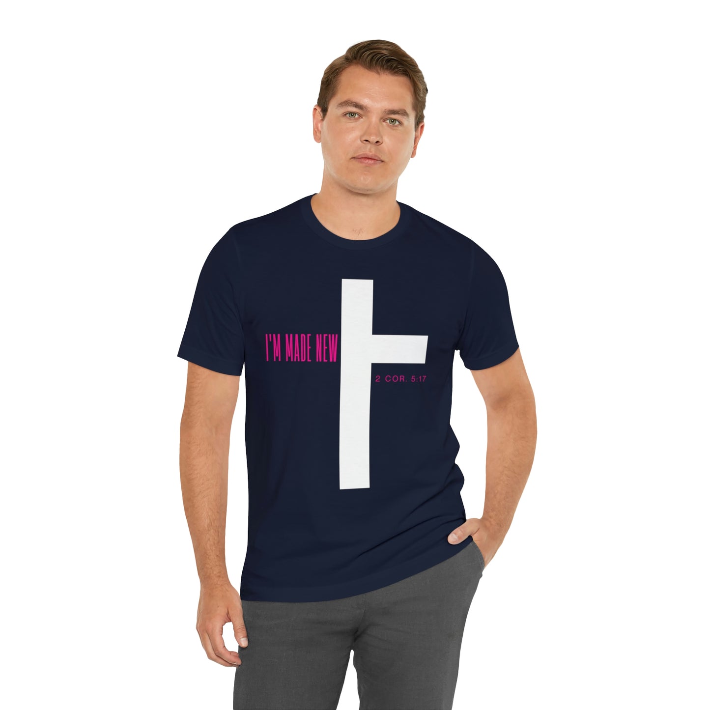 I'm Made New | CrossChristian Shirt, Jesus Shirt, Religious, Church Tee, Faith Shirt, Unisex Shirt, Inspirational Shirt, Aesthetic Christian, Shirt Christian Streetwear