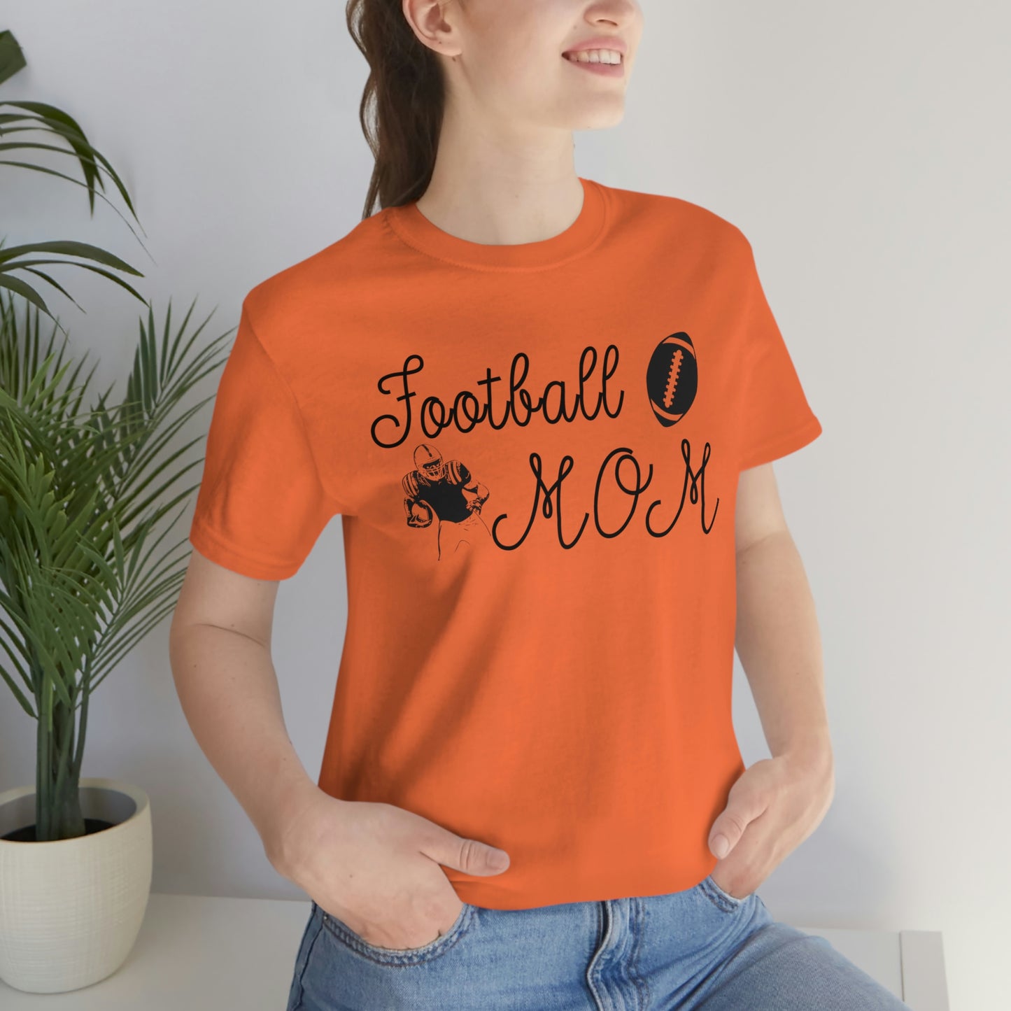 Football Mom Jersey Short Sleeve Tee