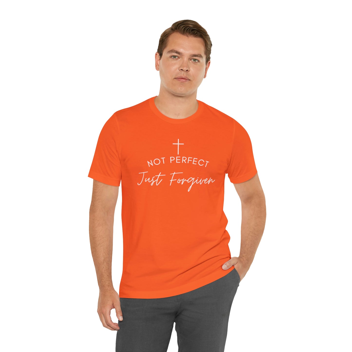 Not Perfect Just Forgiven, Christian Shirt, Jesus Shirt, Religious, Church Tee, Faith Shirt, Unisex Shirt, Inspirational Shirt, Aesthetic Christian, Shirt Christian Streetwear