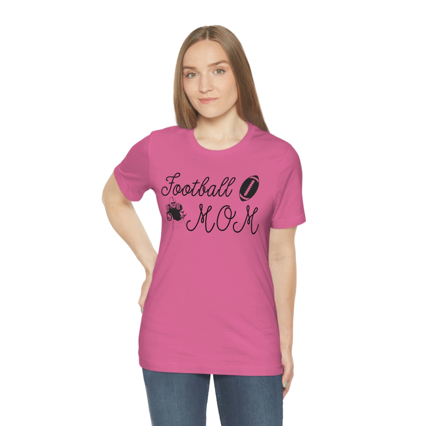 Football Mom Jersey Short Sleeve Tee