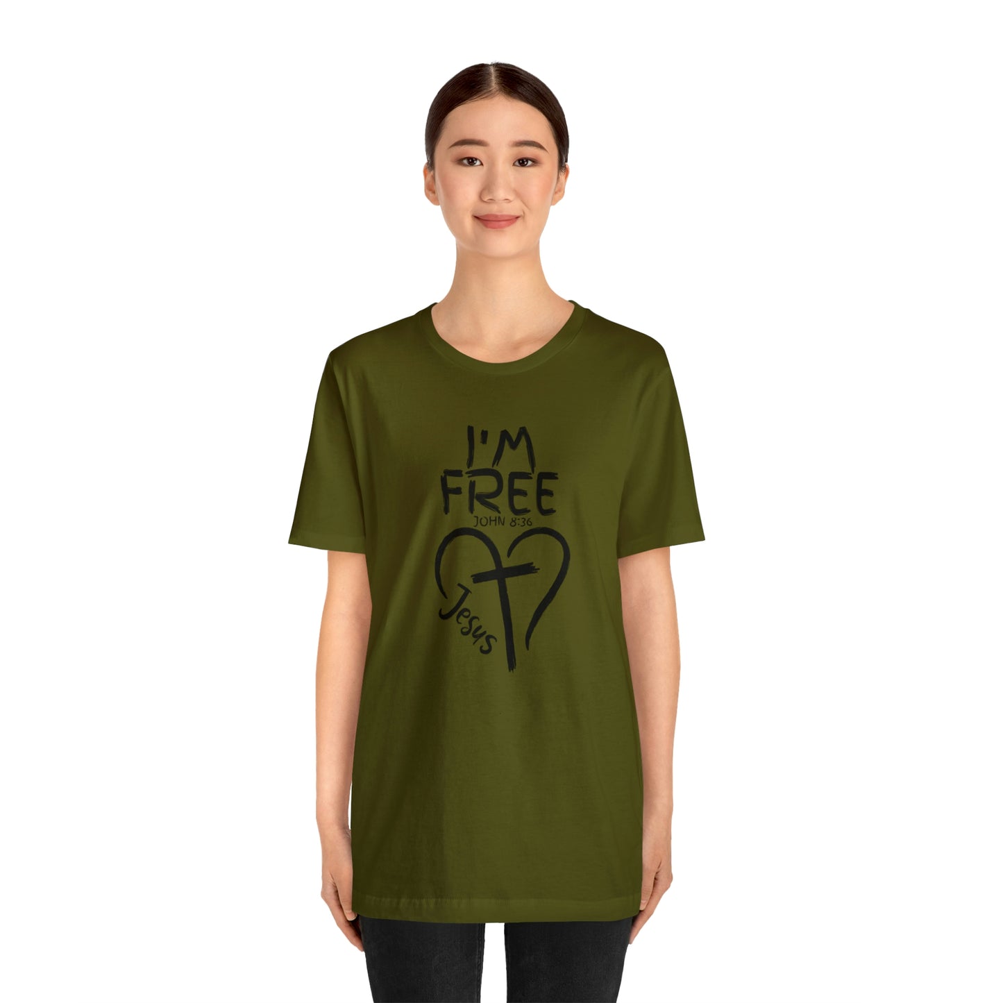 I'm Free, Christian Shirt, Jesus Shirt, Religious, Church Tee, Faith Shirt, Unisex Shirt, Inspirational Shirt, Aesthetic Christian, Shirt Christian Streetwear