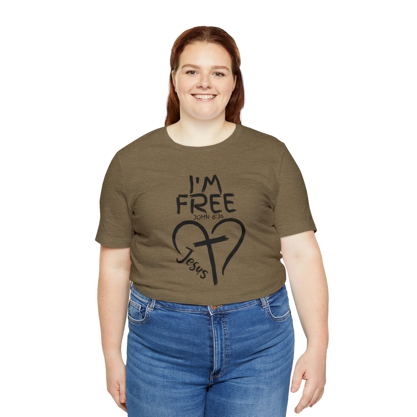 I'm Free, Christian Shirt, Jesus Shirt, Religious, Church Tee, Faith Shirt, Unisex Shirt, Inspirational Shirt, Aesthetic Christian, Shirt Christian Streetwear