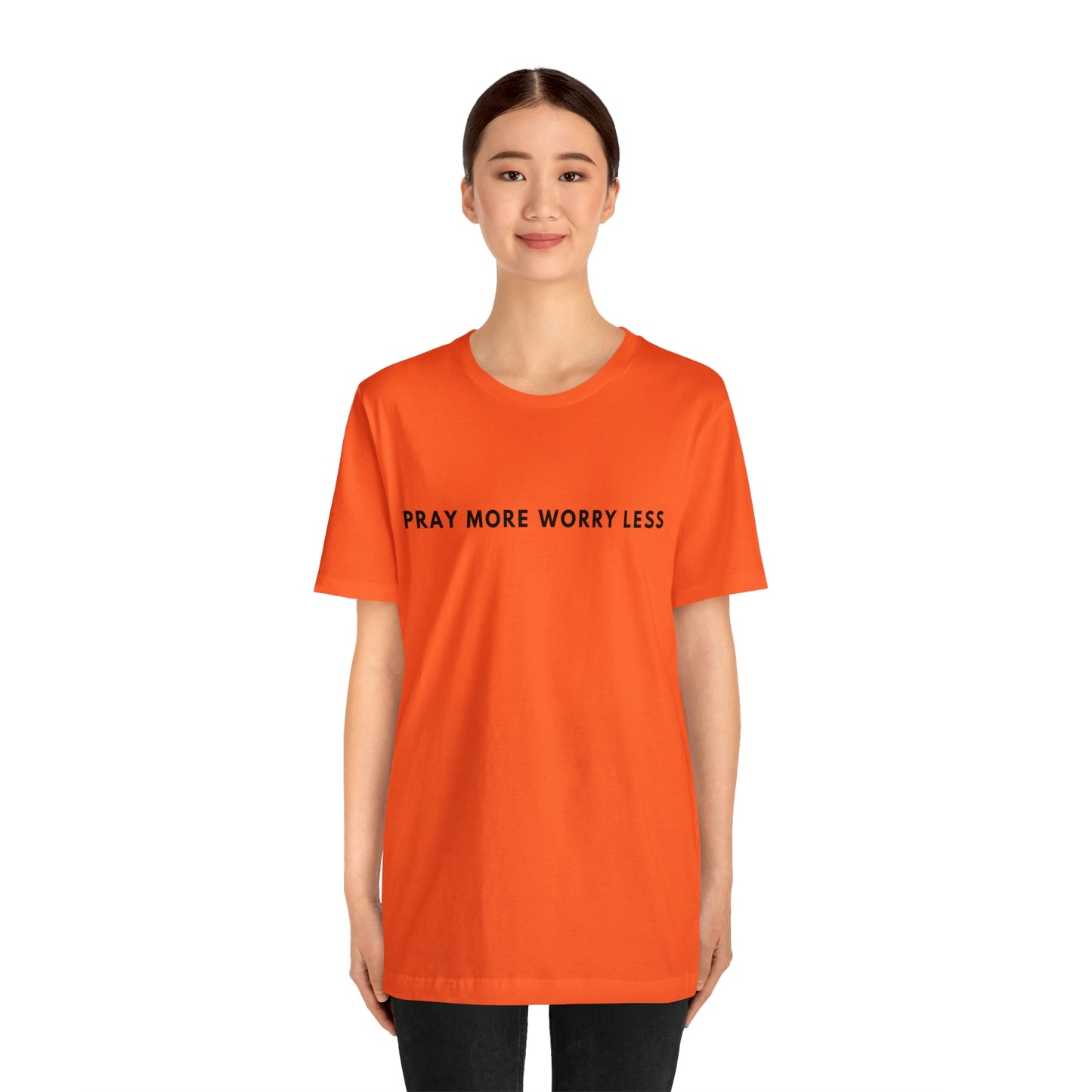 Pray More Worry Less, Christian Shirt, Jesus Shirt, Religious, Church Tee, Faith Shirt, Unisex Shirt, Inspirational Shirt, Aesthetic Christian, Shirt Christian Streetwear