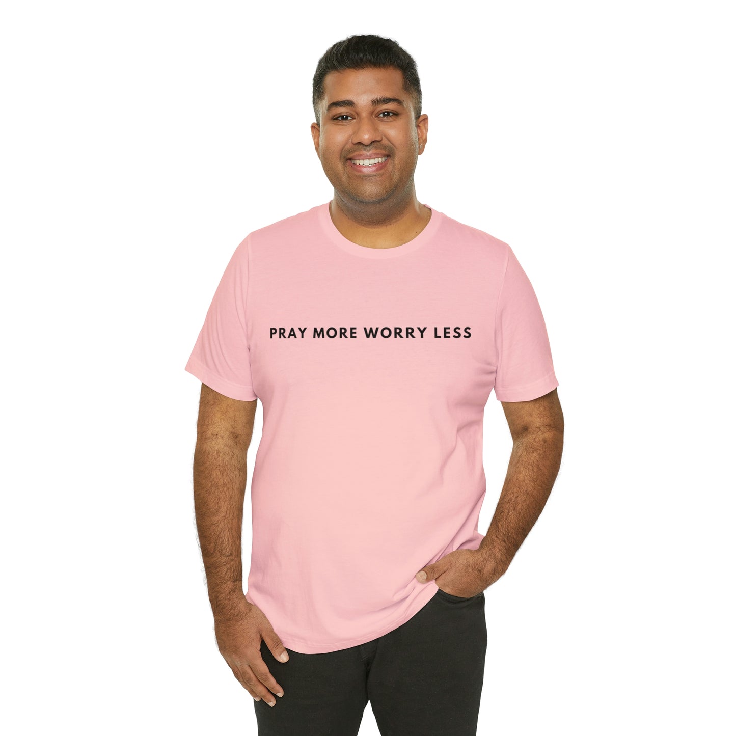 Pray More Worry Less, Christian Shirt, Jesus Shirt, Religious, Church Tee, Faith Shirt, Unisex Shirt, Inspirational Shirt, Aesthetic Christian, Shirt Christian Streetwear