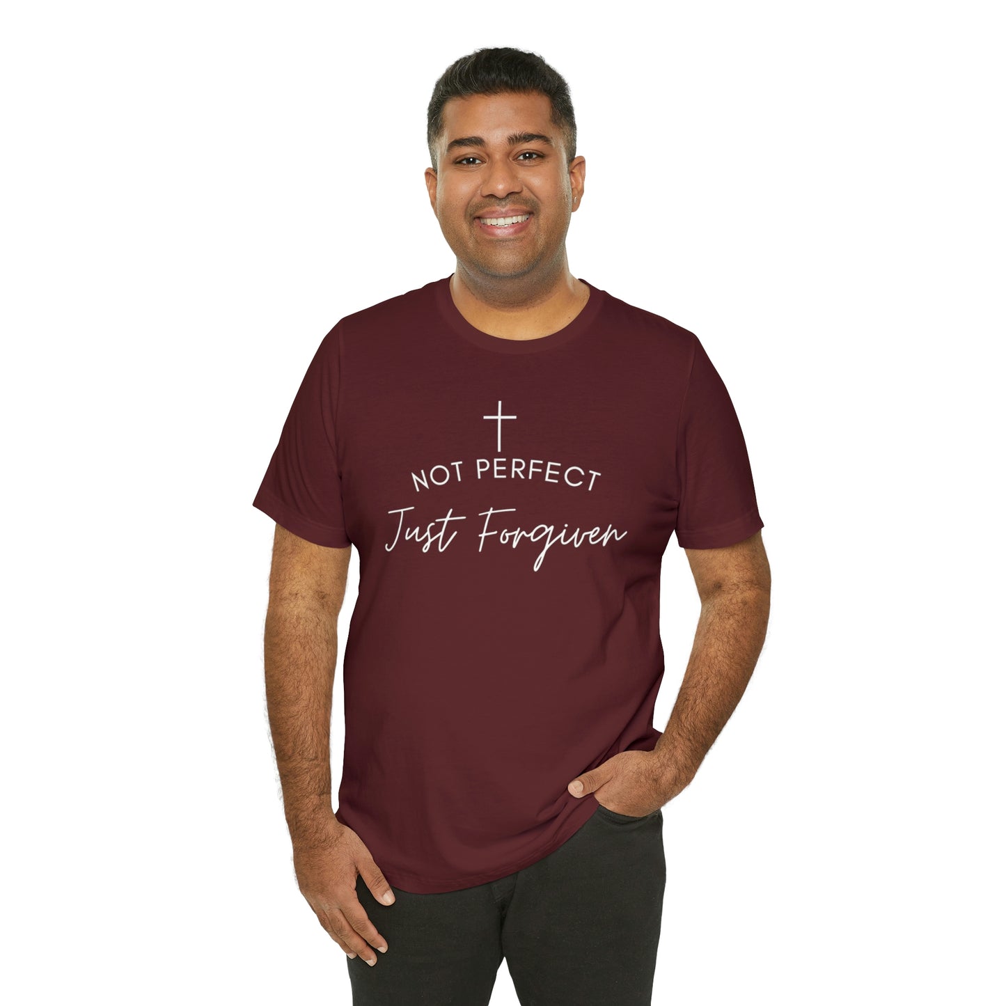 Not Perfect Just Forgiven, Christian Shirt, Jesus Shirt, Religious, Church Tee, Faith Shirt, Unisex Shirt, Inspirational Shirt, Aesthetic Christian, Shirt Christian Streetwear