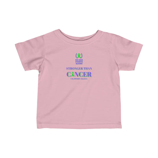 Infant T- Shirt I Support Jalesa's Fight Against Non- Hodgkins Lymphoma