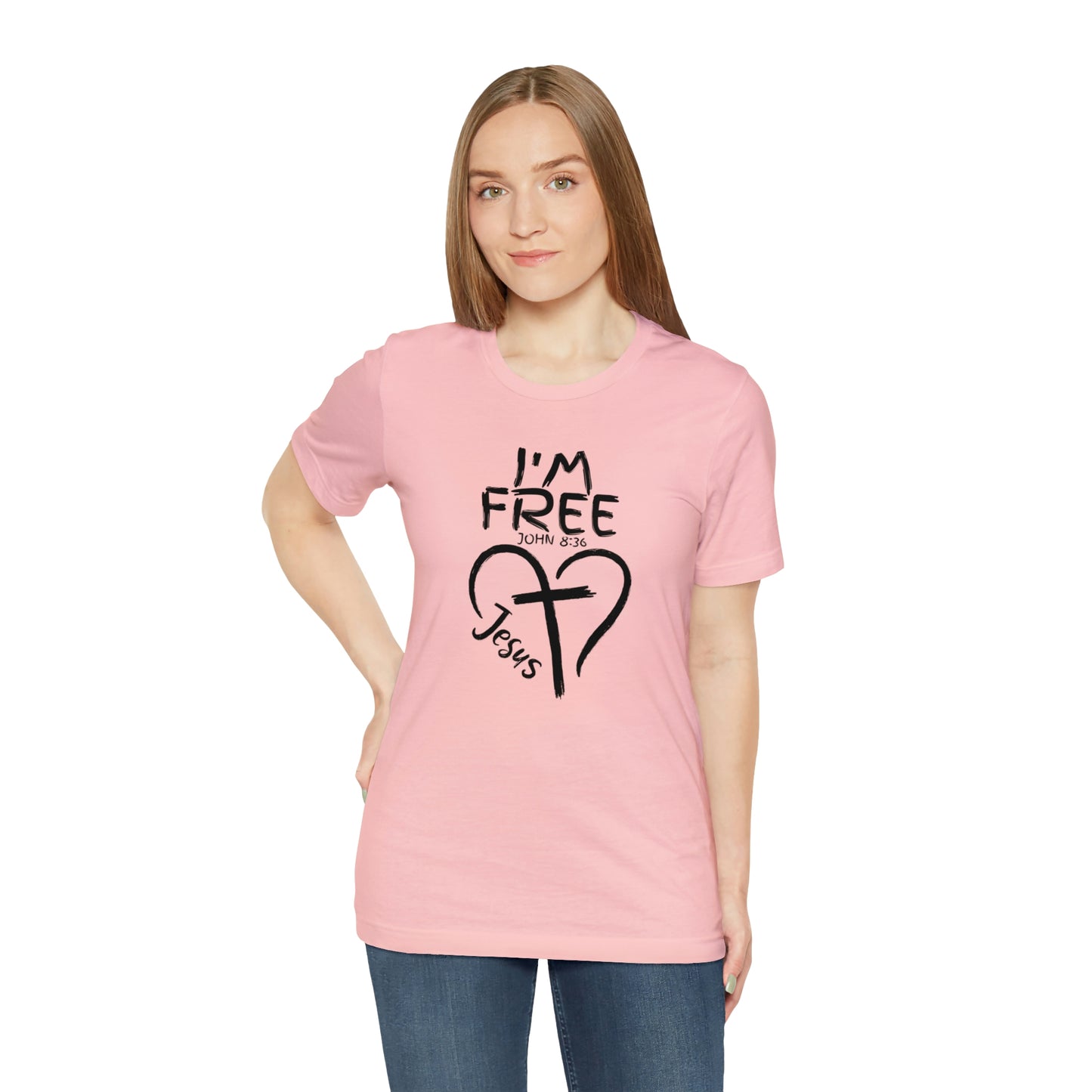 I'm Free, Christian Shirt, Jesus Shirt, Religious, Church Tee, Faith Shirt, Unisex Shirt, Inspirational Shirt, Aesthetic Christian, Shirt Christian Streetwear