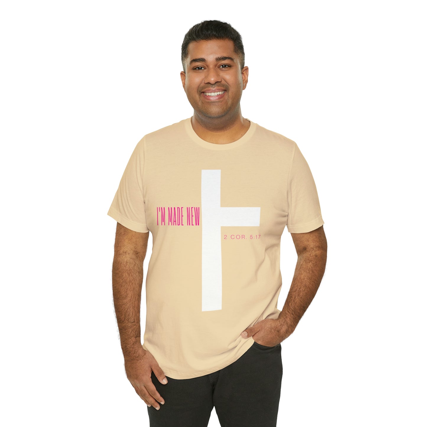 I'm Made New | CrossChristian Shirt, Jesus Shirt, Religious, Church Tee, Faith Shirt, Unisex Shirt, Inspirational Shirt, Aesthetic Christian, Shirt Christian Streetwear