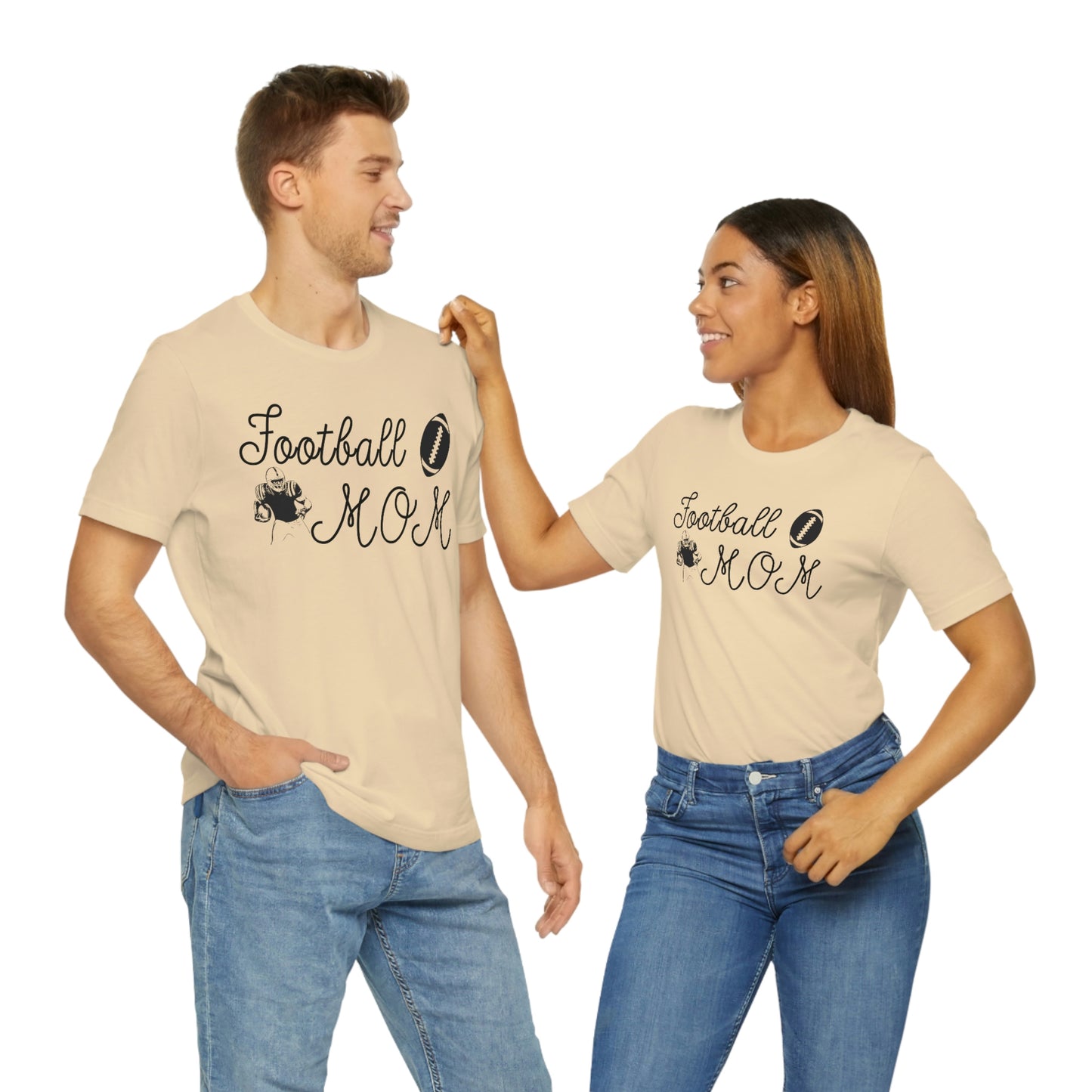 Football Mom Jersey Short Sleeve Tee