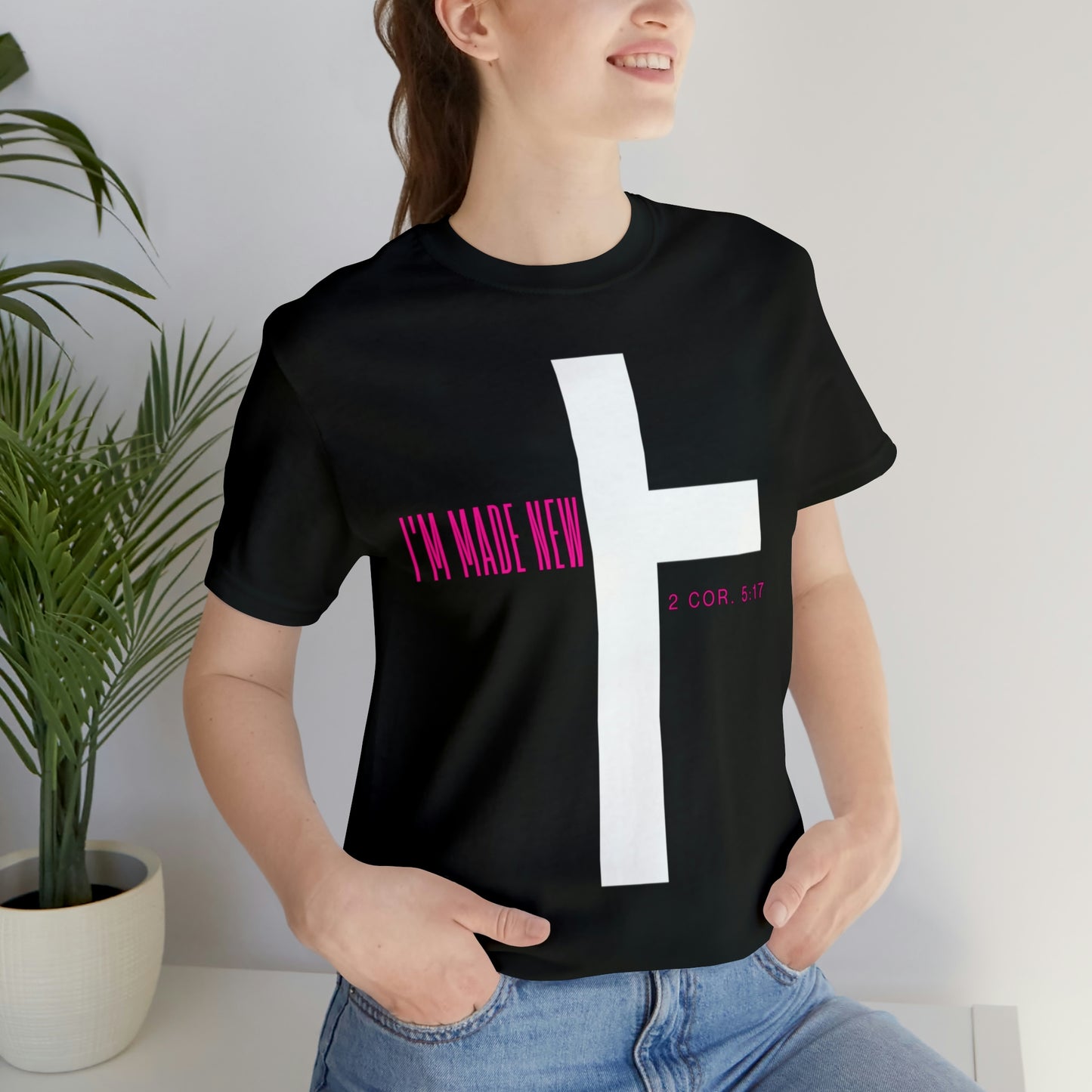 I'm Made New | CrossChristian Shirt, Jesus Shirt, Religious, Church Tee, Faith Shirt, Unisex Shirt, Inspirational Shirt, Aesthetic Christian, Shirt Christian Streetwear