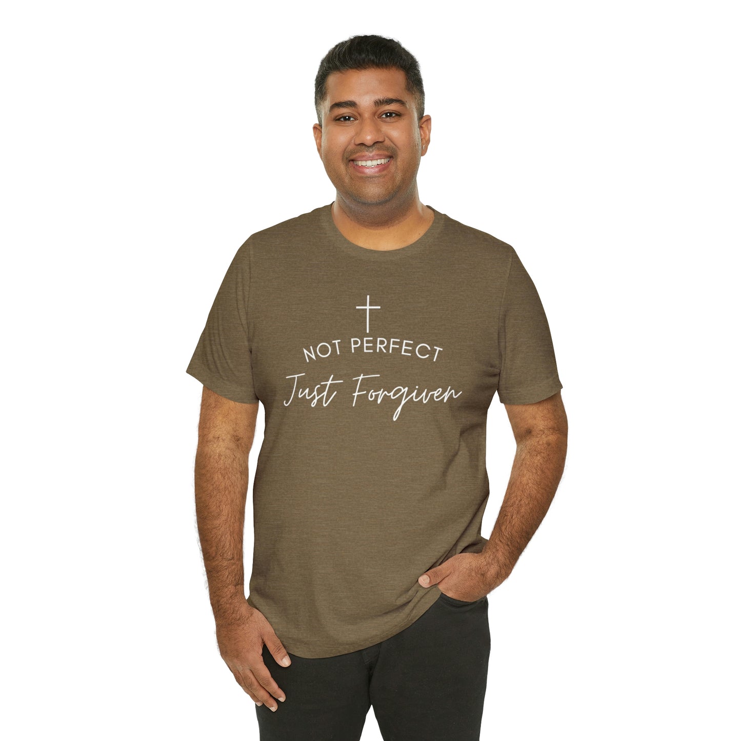 Not Perfect Just Forgiven, Christian Shirt, Jesus Shirt, Religious, Church Tee, Faith Shirt, Unisex Shirt, Inspirational Shirt, Aesthetic Christian, Shirt Christian Streetwear