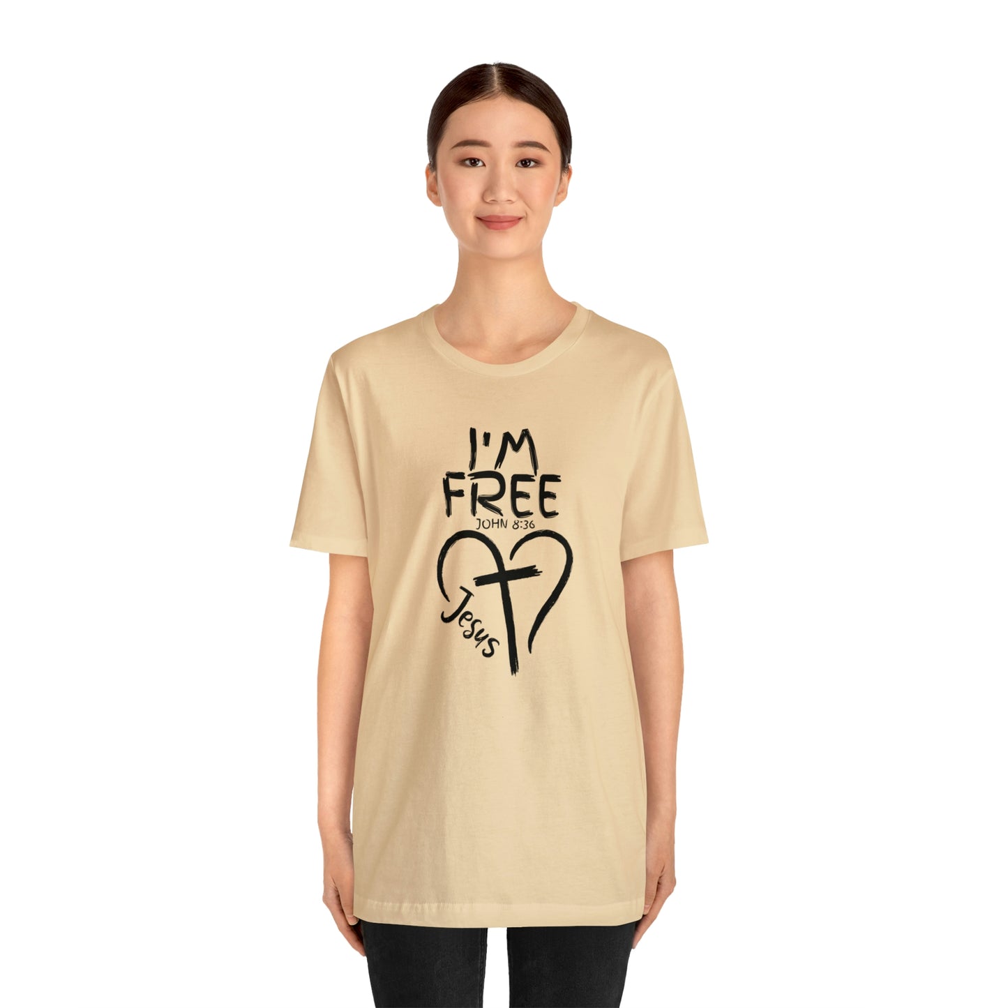 I'm Free, Christian Shirt, Jesus Shirt, Religious, Church Tee, Faith Shirt, Unisex Shirt, Inspirational Shirt, Aesthetic Christian, Shirt Christian Streetwear