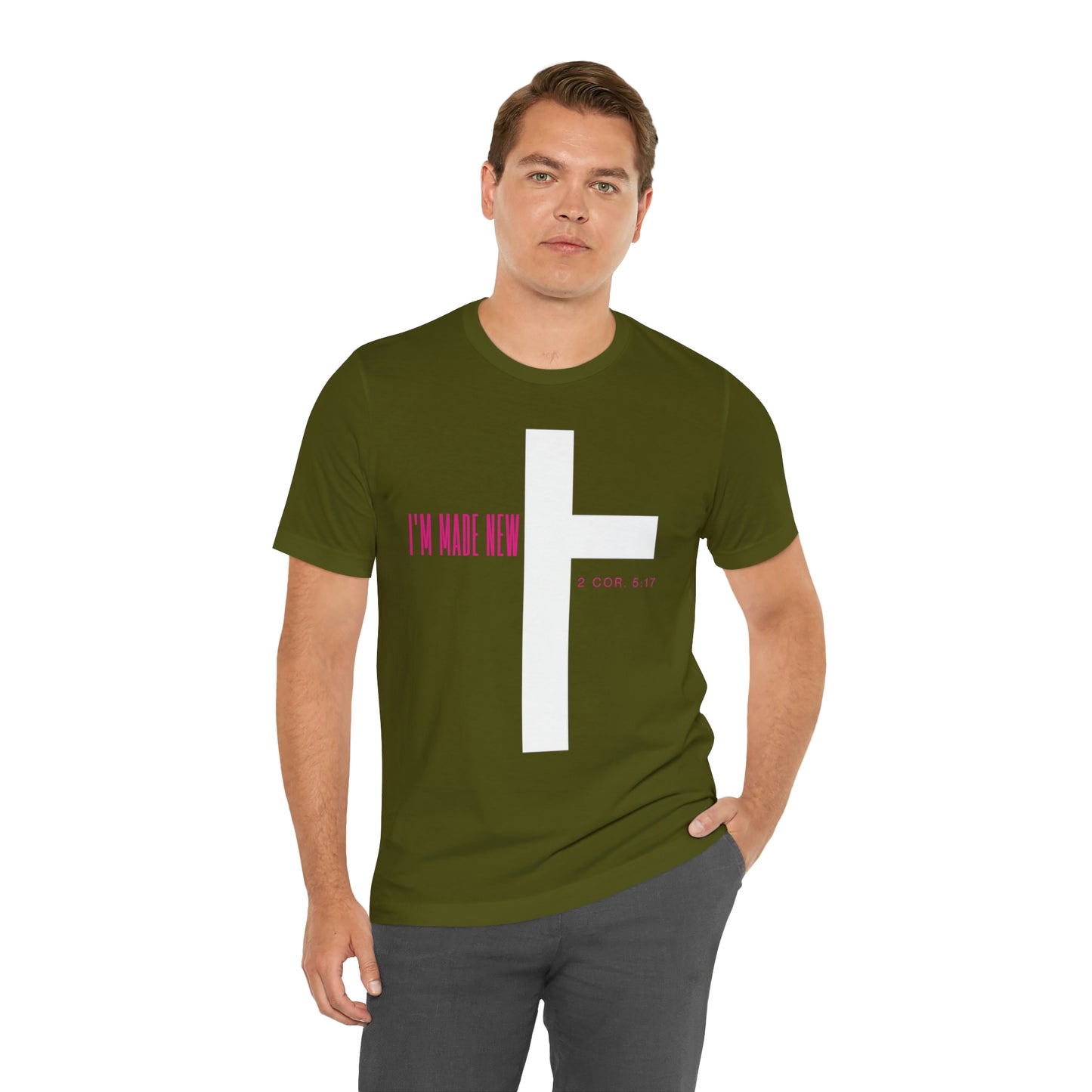 I'm Made New | CrossChristian Shirt, Jesus Shirt, Religious, Church Tee, Faith Shirt, Unisex Shirt, Inspirational Shirt, Aesthetic Christian, Shirt Christian Streetwear