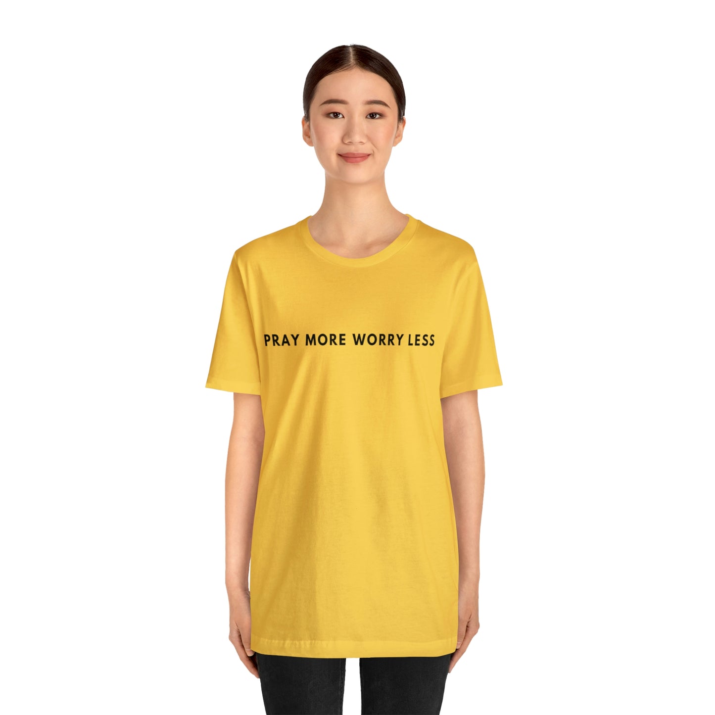 Pray More Worry Less, Christian Shirt, Jesus Shirt, Religious, Church Tee, Faith Shirt, Unisex Shirt, Inspirational Shirt, Aesthetic Christian, Shirt Christian Streetwear