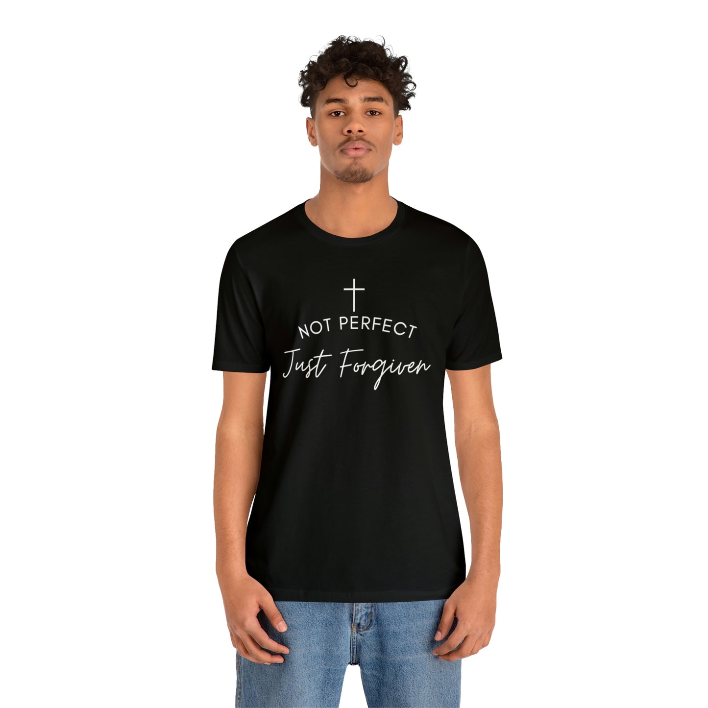 Not Perfect Just Forgiven, Christian Shirt, Jesus Shirt, Religious, Church Tee, Faith Shirt, Unisex Shirt, Inspirational Shirt, Aesthetic Christian, Shirt Christian Streetwear