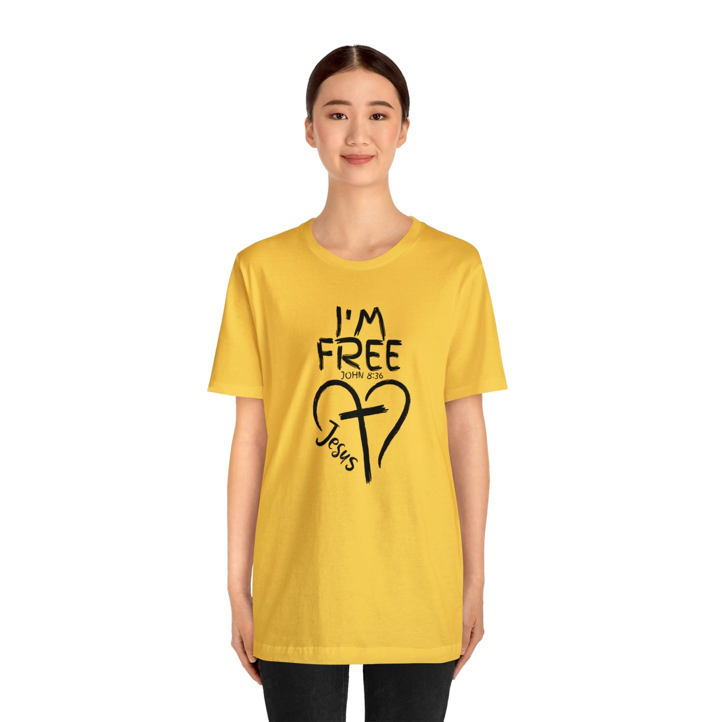 I'm Free, Christian Shirt, Jesus Shirt, Religious, Church Tee, Faith Shirt, Unisex Shirt, Inspirational Shirt, Aesthetic Christian, Shirt Christian Streetwear