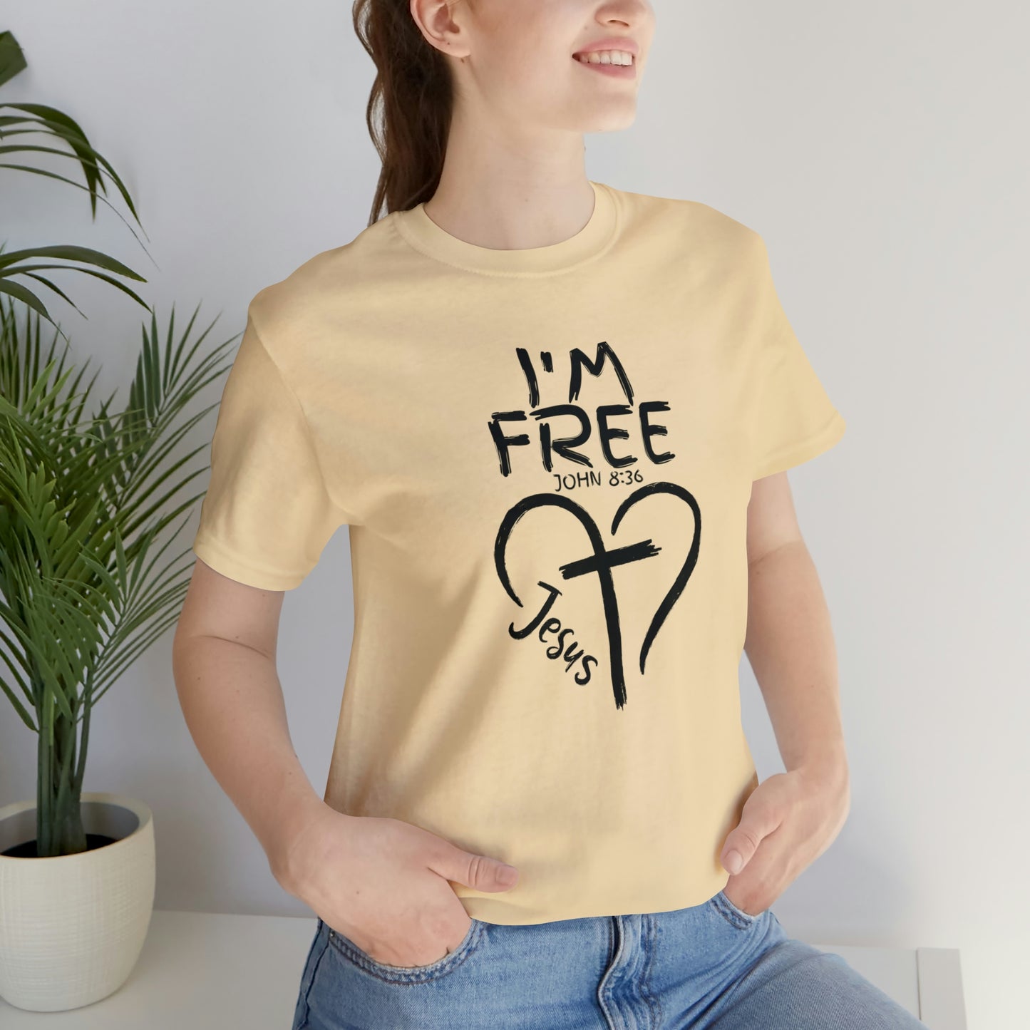 I'm Free, Christian Shirt, Jesus Shirt, Religious, Church Tee, Faith Shirt, Unisex Shirt, Inspirational Shirt, Aesthetic Christian, Shirt Christian Streetwear