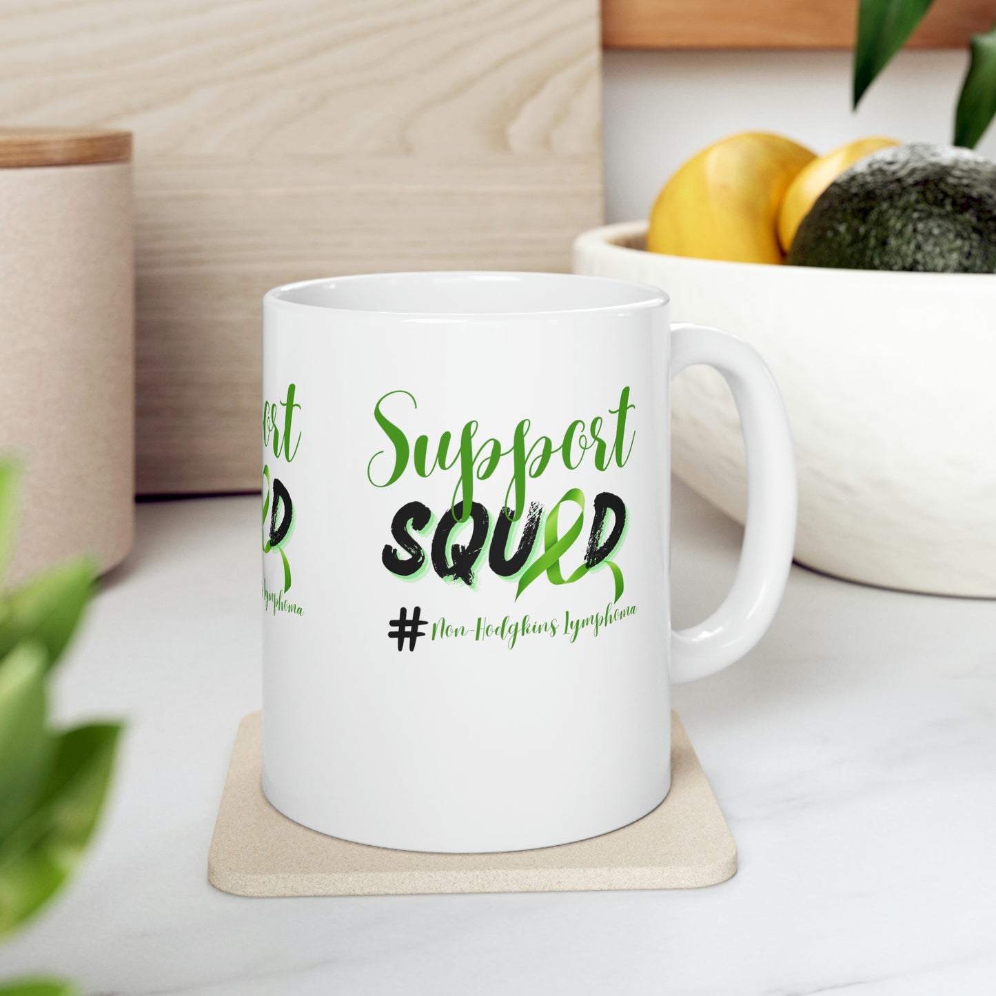 Support Squad Non- Hodgkins Lymphoma Coffee Mug 11oz