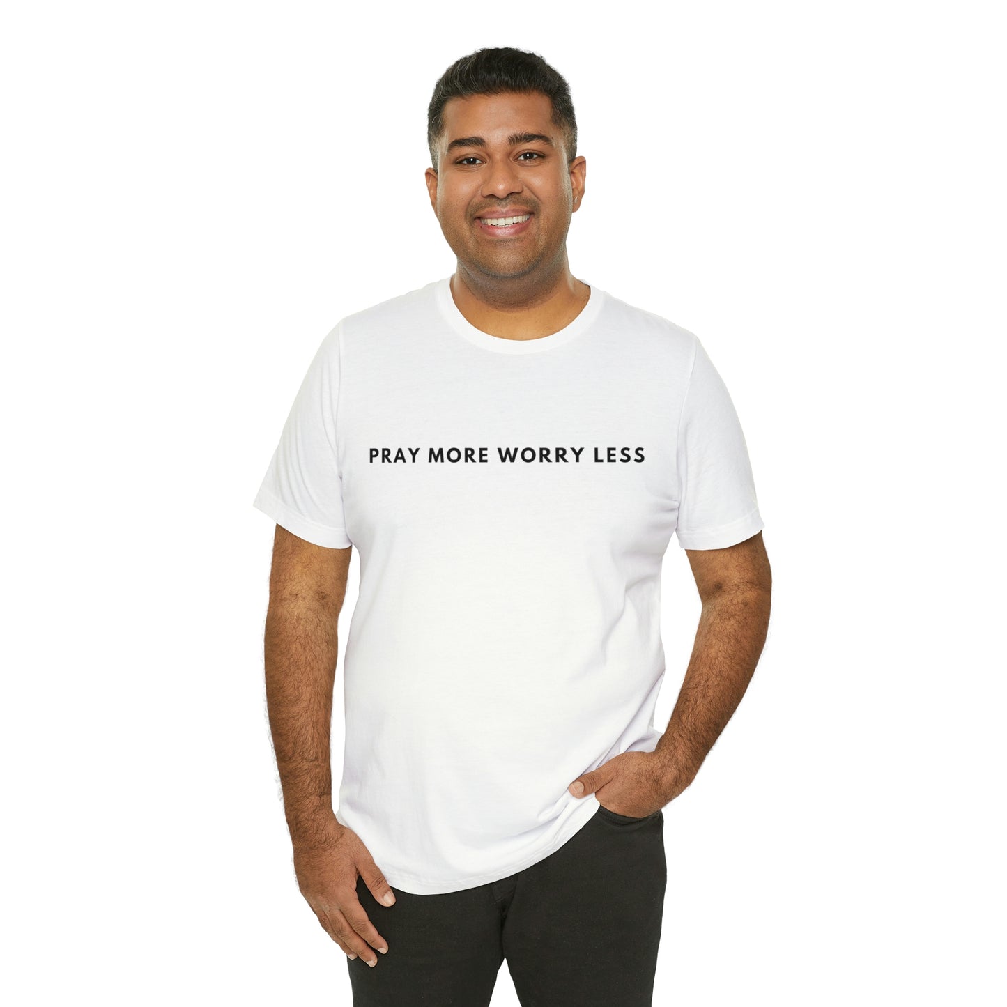 Pray More Worry Less, Christian Shirt, Jesus Shirt, Religious, Church Tee, Faith Shirt, Unisex Shirt, Inspirational Shirt, Aesthetic Christian, Shirt Christian Streetwear