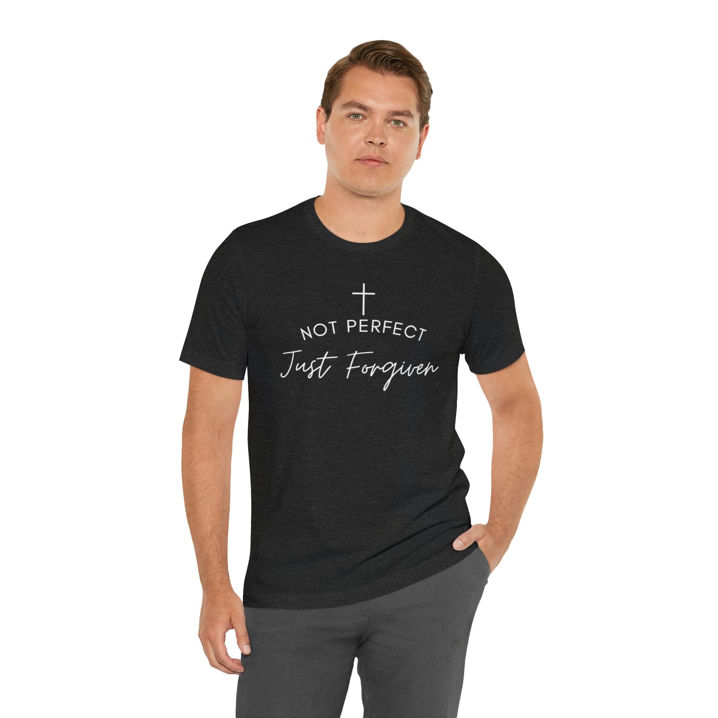 Not Perfect Just Forgiven, Christian Shirt, Jesus Shirt, Religious, Church Tee, Faith Shirt, Unisex Shirt, Inspirational Shirt, Aesthetic Christian, Shirt Christian Streetwear