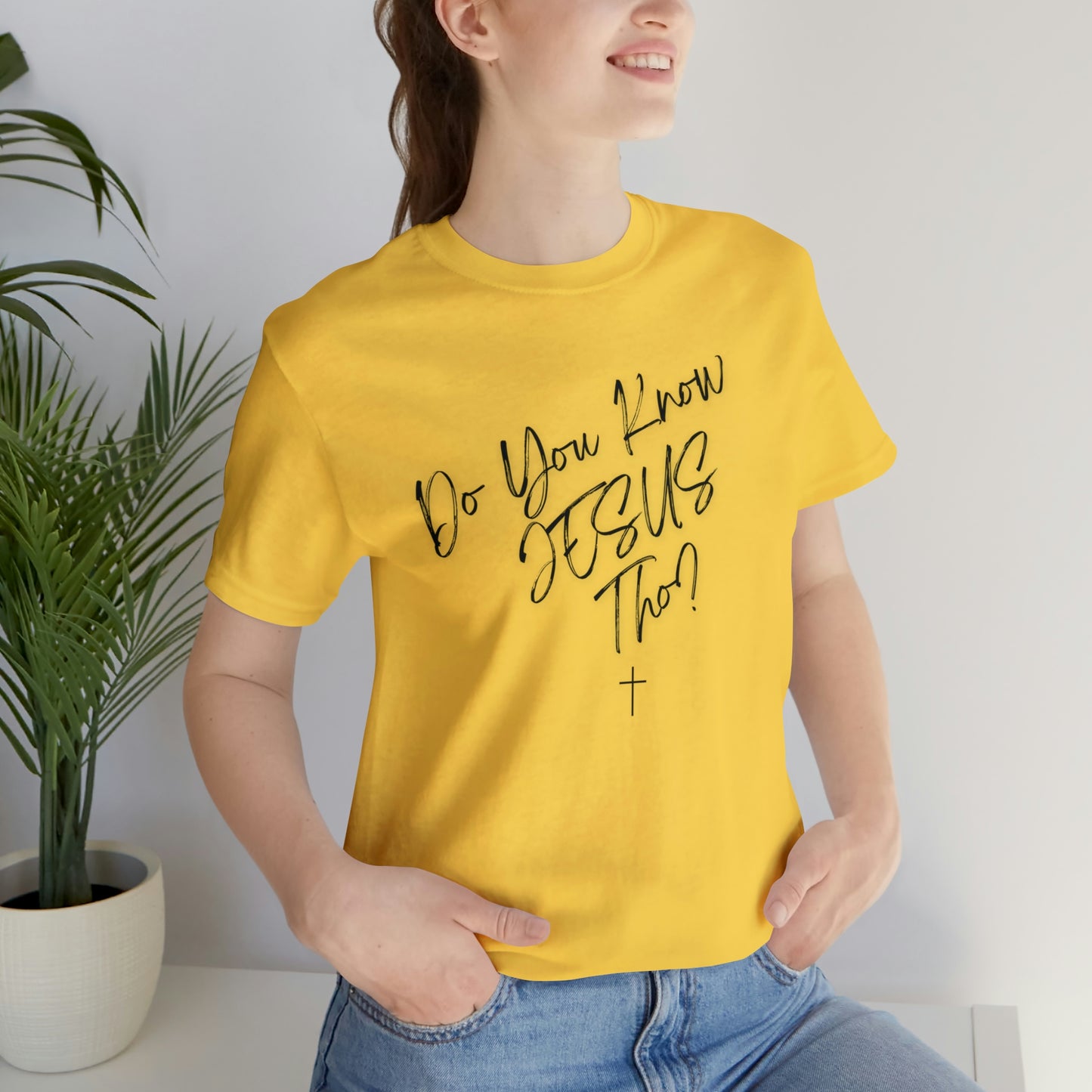 Do You Know Jesus, Christian Shirt, Jesus Shirt, Religious, Church Tee, Faith Shirt, Unisex Shirt, Inspirational Shirt, Aesthetic Christian, Shirt Christian Streetwear