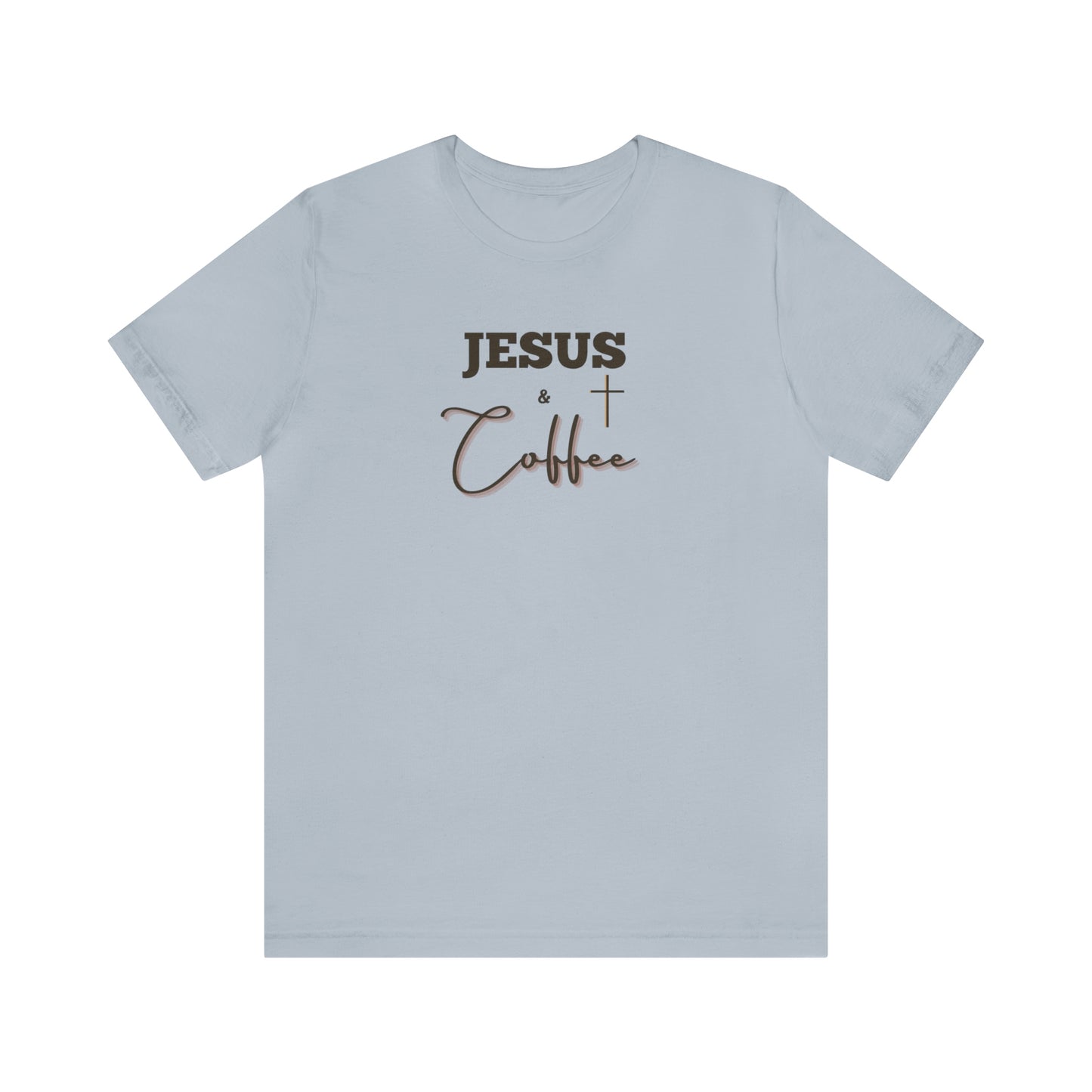 Jesus and Coffee, Christian Shirt, Jesus Shirt, Religious, Church Tee, Faith Shirt, Unisex Shirt, Inspirational Shirt, Aesthetic Christian, Shirt Christian Streetwear