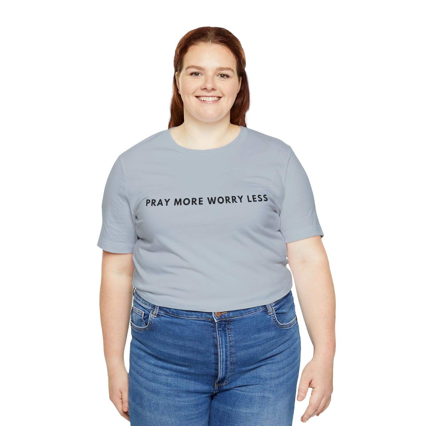 Pray More Worry Less, Christian Shirt, Jesus Shirt, Religious, Church Tee, Faith Shirt, Unisex Shirt, Inspirational Shirt, Aesthetic Christian, Shirt Christian Streetwear