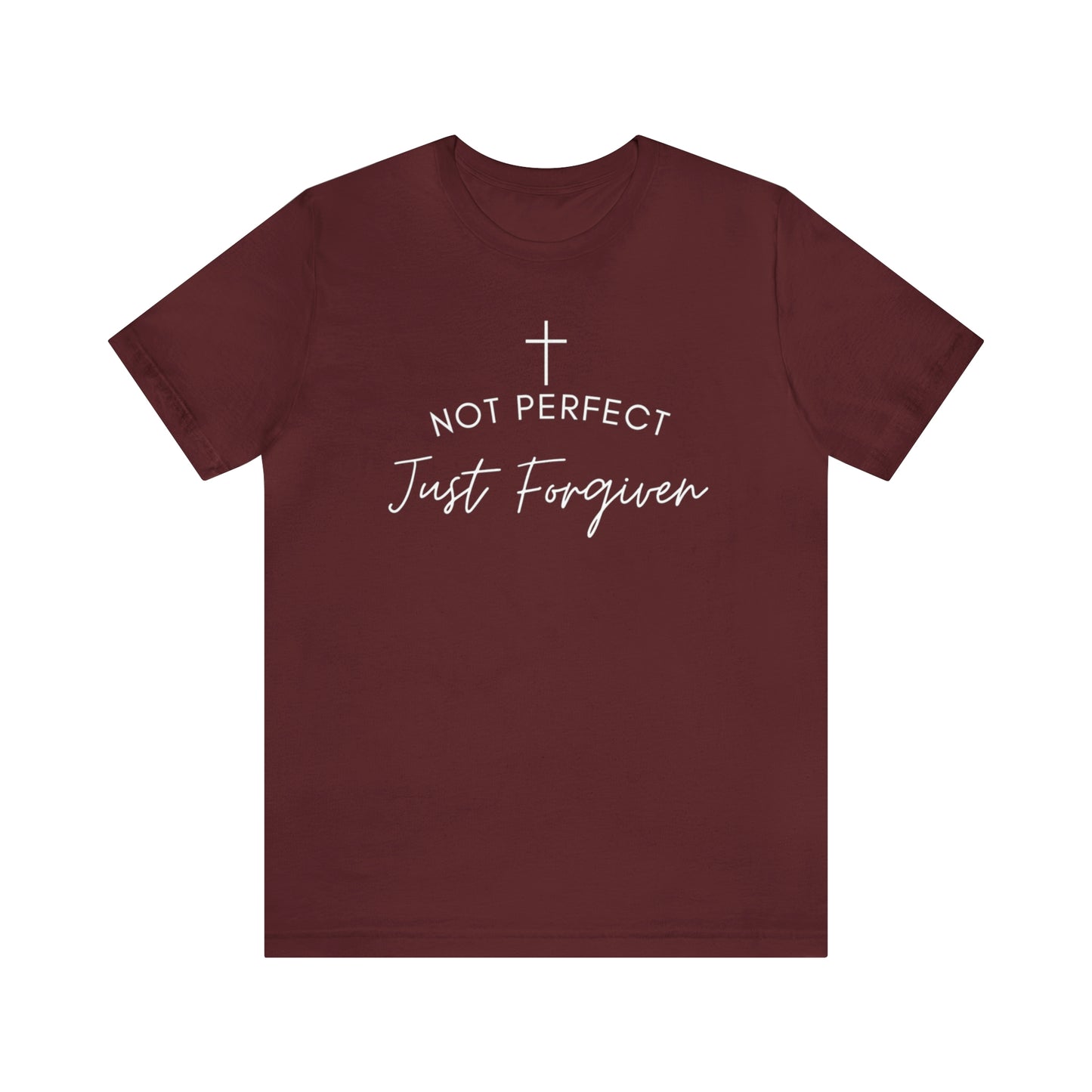 Not Perfect Just Forgiven, Christian Shirt, Jesus Shirt, Religious, Church Tee, Faith Shirt, Unisex Shirt, Inspirational Shirt, Aesthetic Christian, Shirt Christian Streetwear