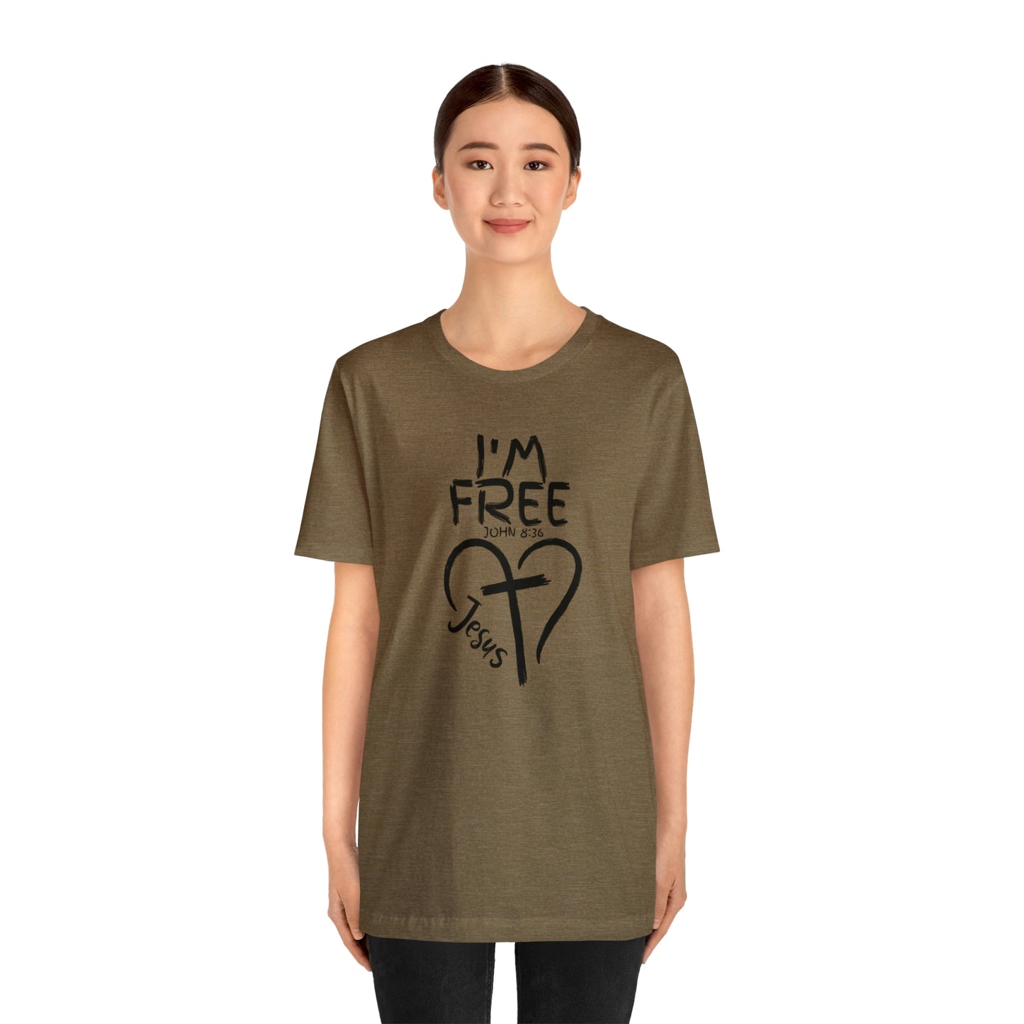 I'm Free, Christian Shirt, Jesus Shirt, Religious, Church Tee, Faith Shirt, Unisex Shirt, Inspirational Shirt, Aesthetic Christian, Shirt Christian Streetwear