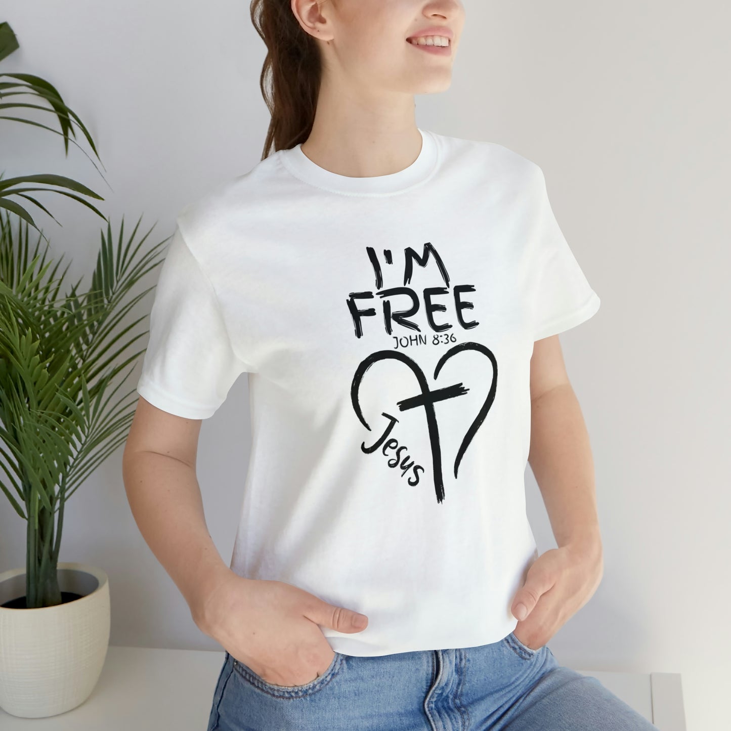 I'm Free, Christian Shirt, Jesus Shirt, Religious, Church Tee, Faith Shirt, Unisex Shirt, Inspirational Shirt, Aesthetic Christian, Shirt Christian Streetwear