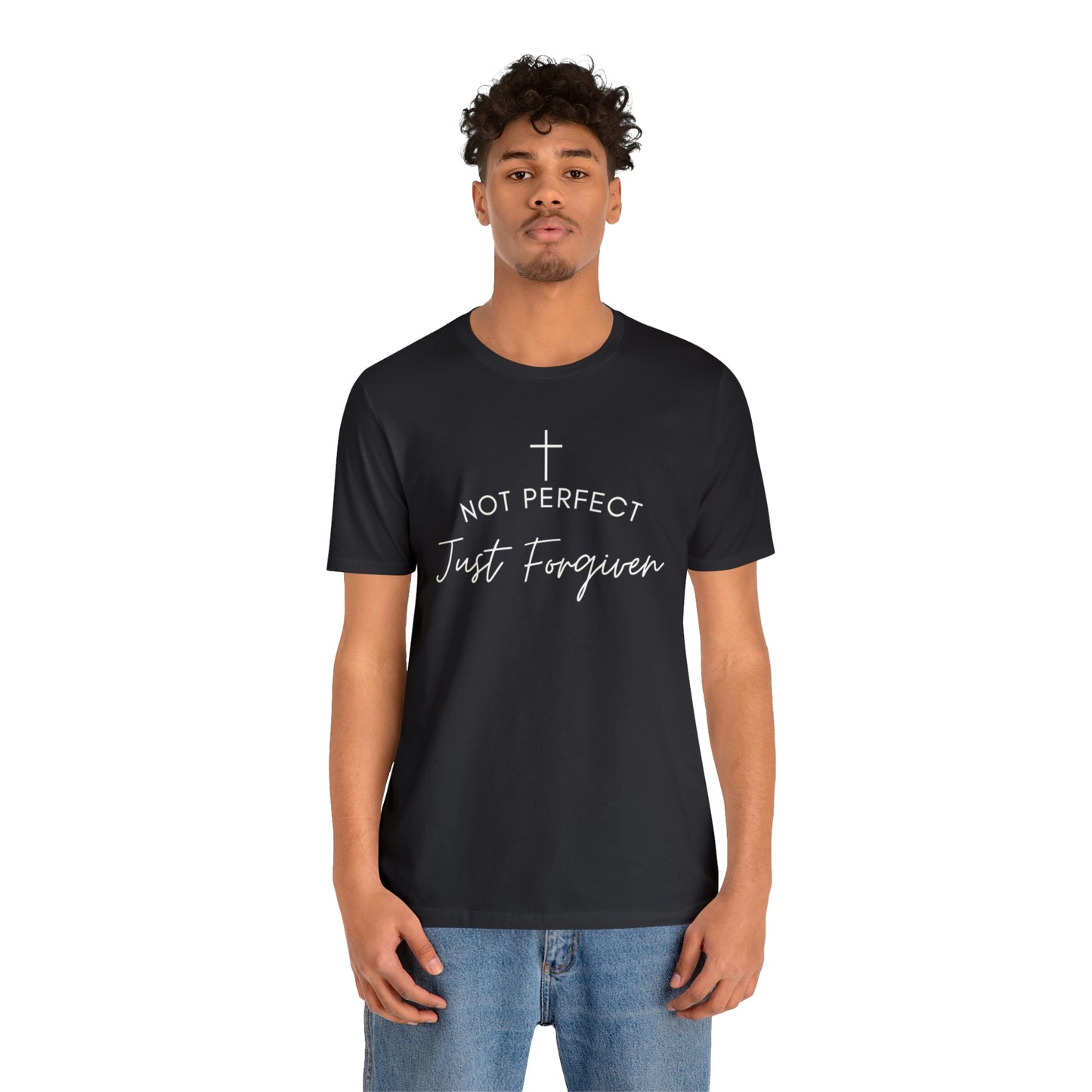 Not Perfect Just Forgiven, Christian Shirt, Jesus Shirt, Religious, Church Tee, Faith Shirt, Unisex Shirt, Inspirational Shirt, Aesthetic Christian, Shirt Christian Streetwear