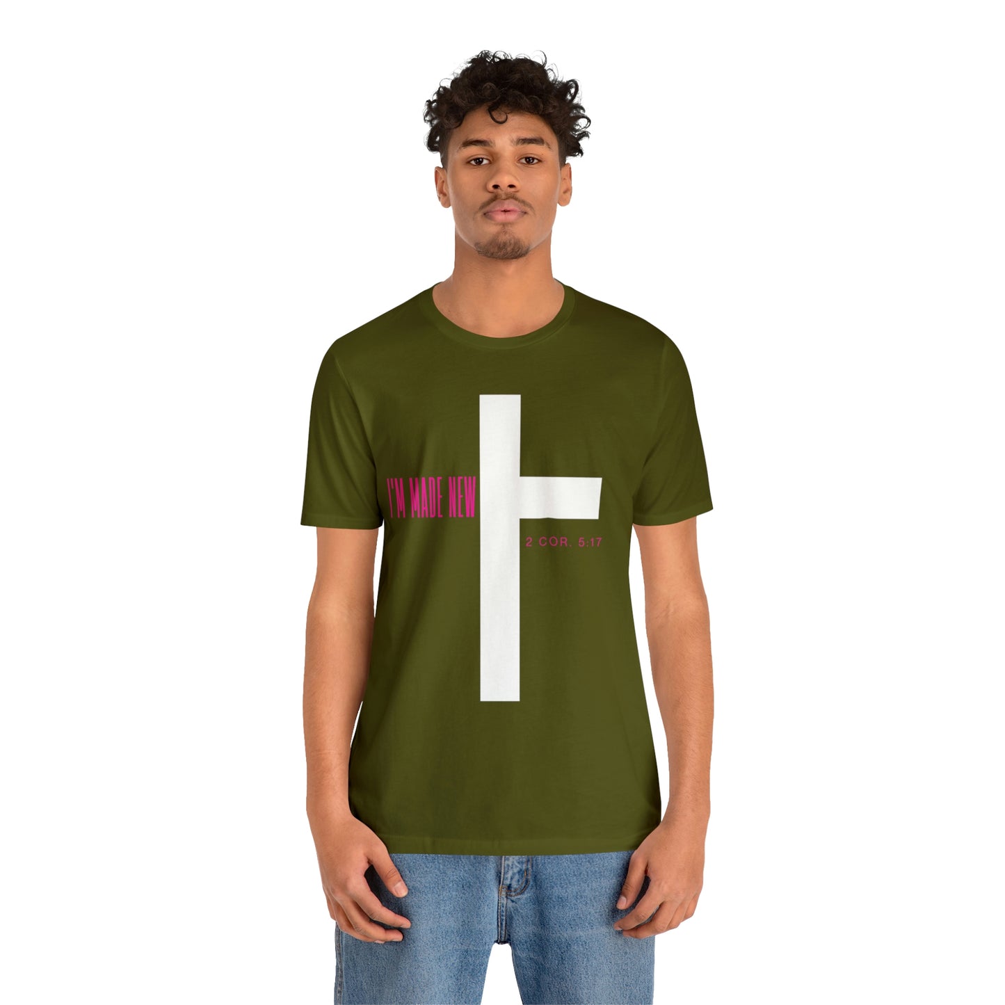 I'm Made New | CrossChristian Shirt, Jesus Shirt, Religious, Church Tee, Faith Shirt, Unisex Shirt, Inspirational Shirt, Aesthetic Christian, Shirt Christian Streetwear