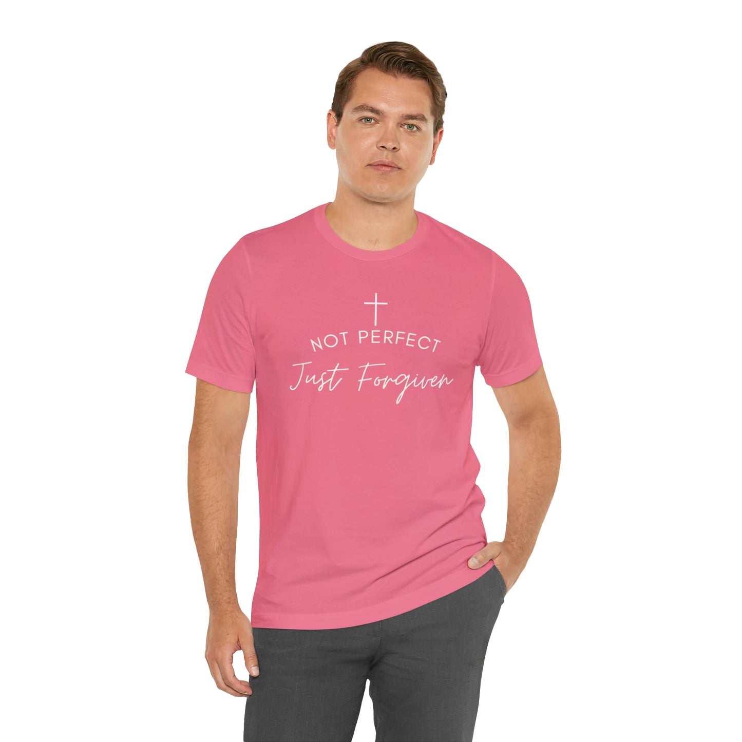 Not Perfect Just Forgiven, Christian Shirt, Jesus Shirt, Religious, Church Tee, Faith Shirt, Unisex Shirt, Inspirational Shirt, Aesthetic Christian, Shirt Christian Streetwear