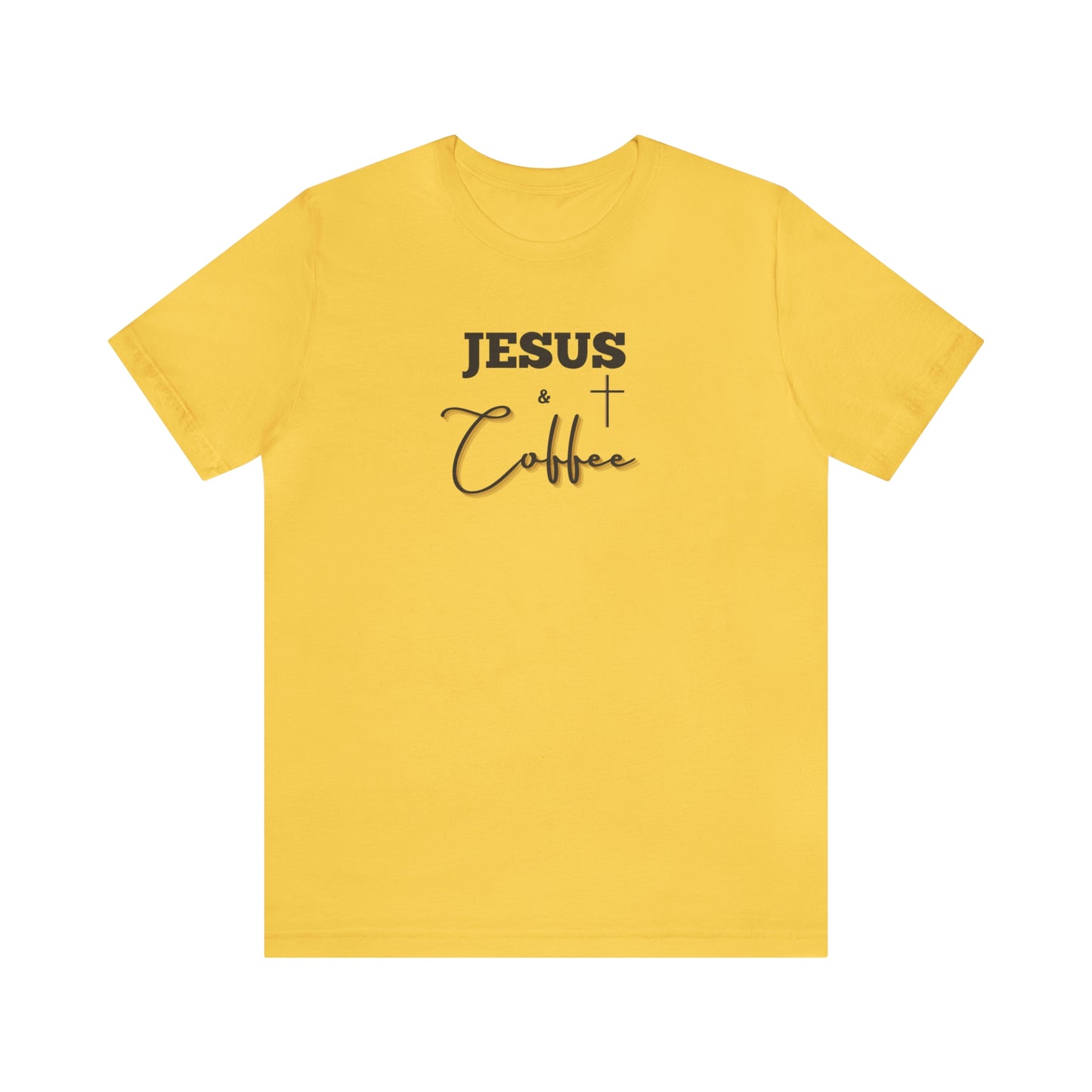 Jesus and Coffee, Christian Shirt, Jesus Shirt, Religious, Church Tee, Faith Shirt, Unisex Shirt, Inspirational Shirt, Aesthetic Christian, Shirt Christian Streetwear