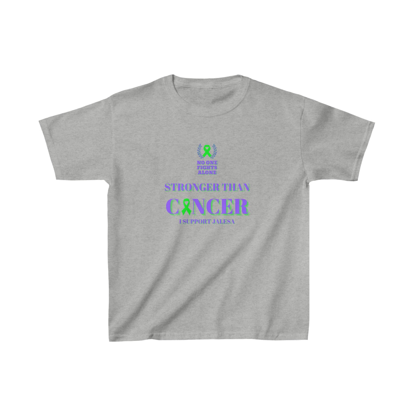 Youth T- Shirt I Support Jalesa's Fight Against Non- Hodgkins Lymphoma