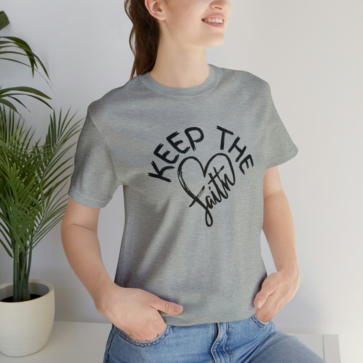 Keep the Faith, Christian Shirt, Jesus Shirt, Religious, Church Tee, Faith Shirt, Unisex Shirt, Inspirational Shirt, Aesthetic Christian, Shirt Christian Streetwear