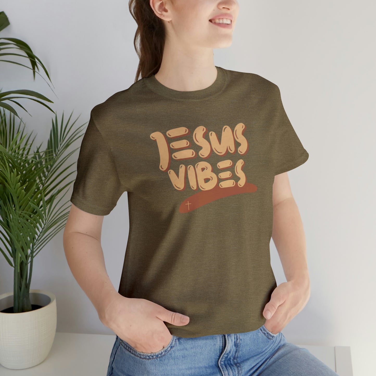 Jesus Vibes, Christian Shirt, Jesus Shirt, Religious, Church Tee, Faith Shirt, Unisex Shirt, Inspirational Shirt, Aesthetic Christian, Shirt Christian Streetwear